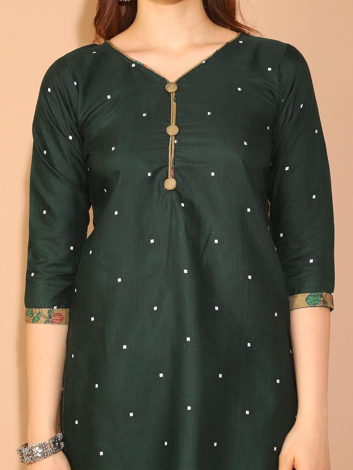 Rajnandini Women Cotton Blend Printed Ready To Wear