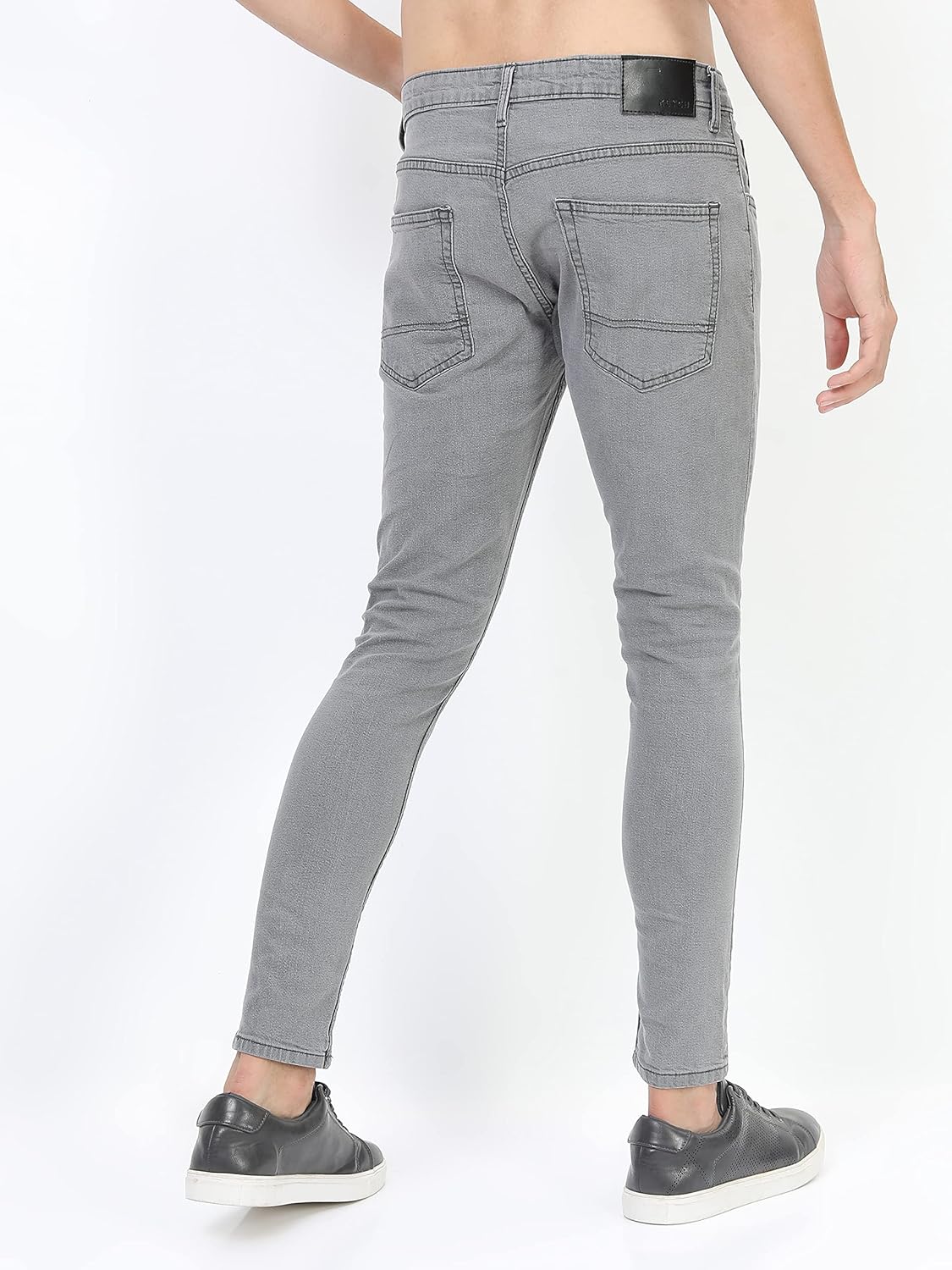 KETCH Men's Skinny Fit Mid Rise Jeans (Stretchable)