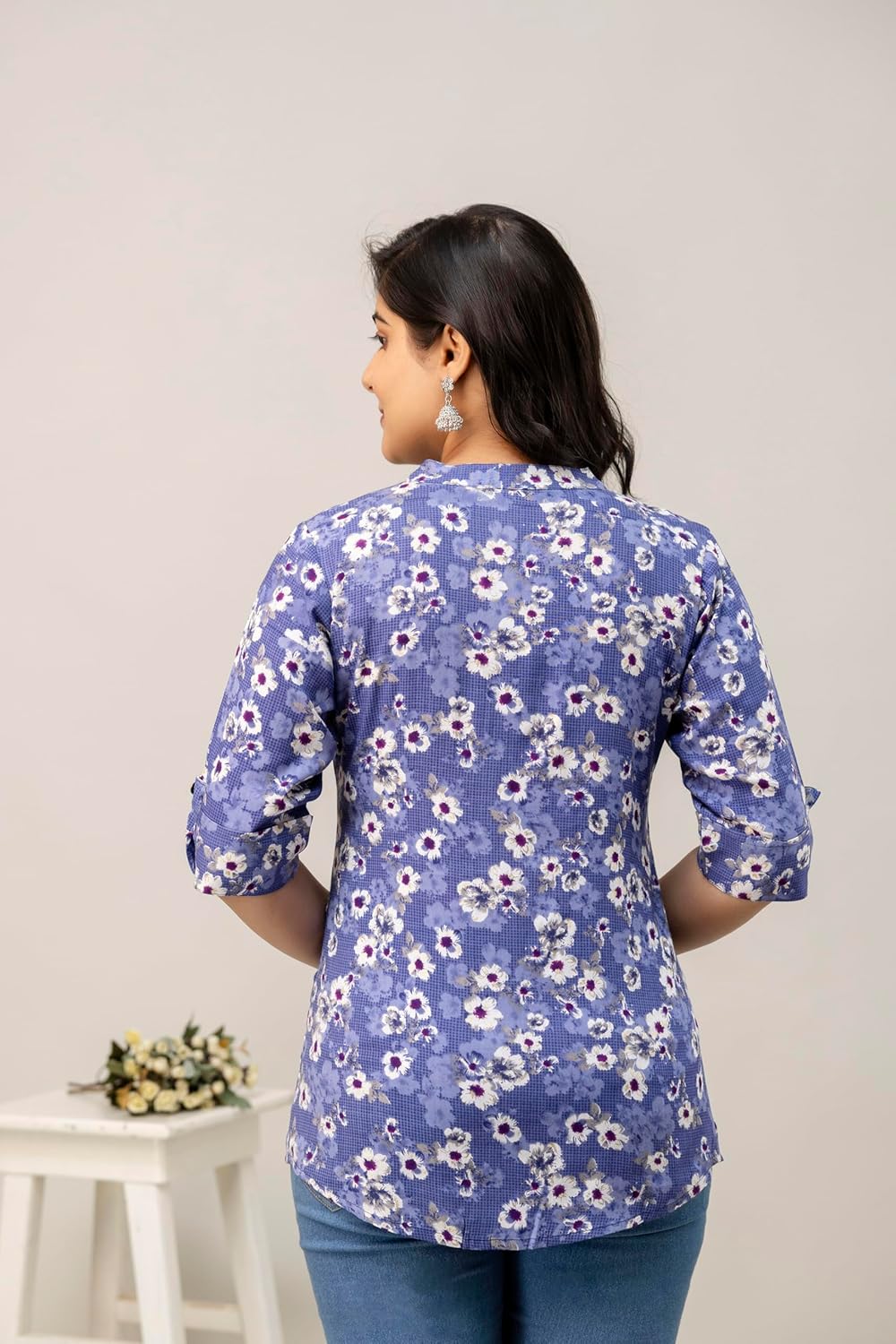Women's Rayon Indian Culture Tunics Tops