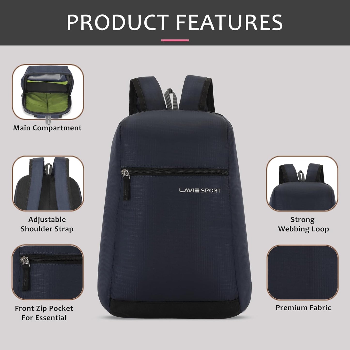 Lavie Sport Sprinter Daypack Unisex Casual