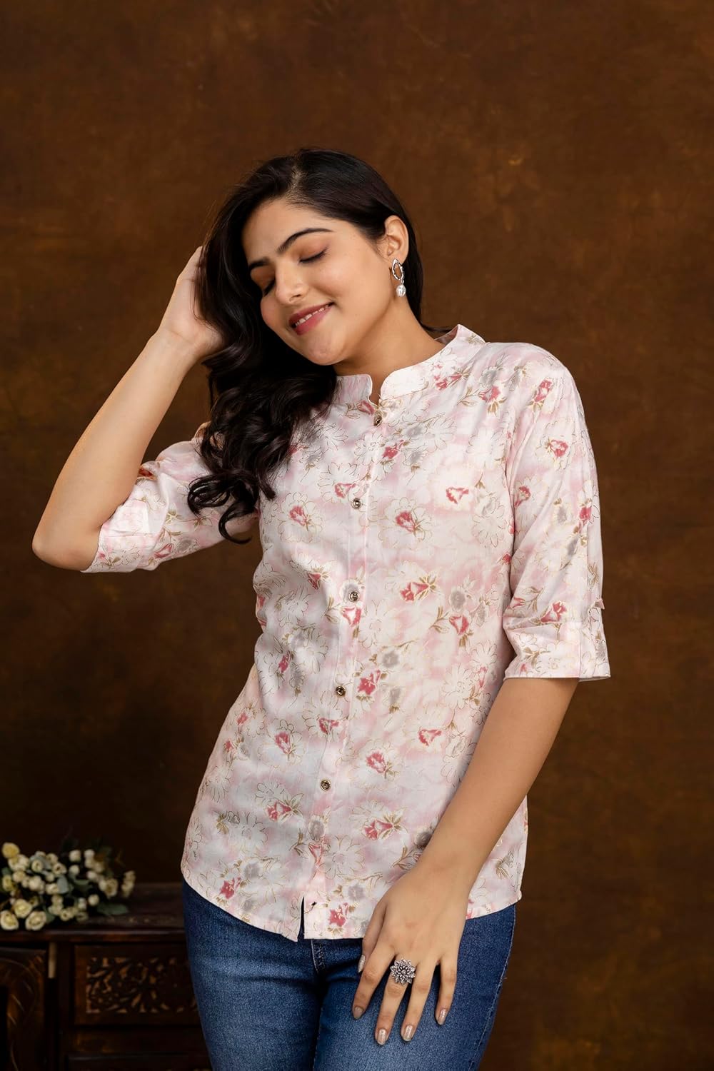 Women's Rayon Indian Culture Tunics Tops