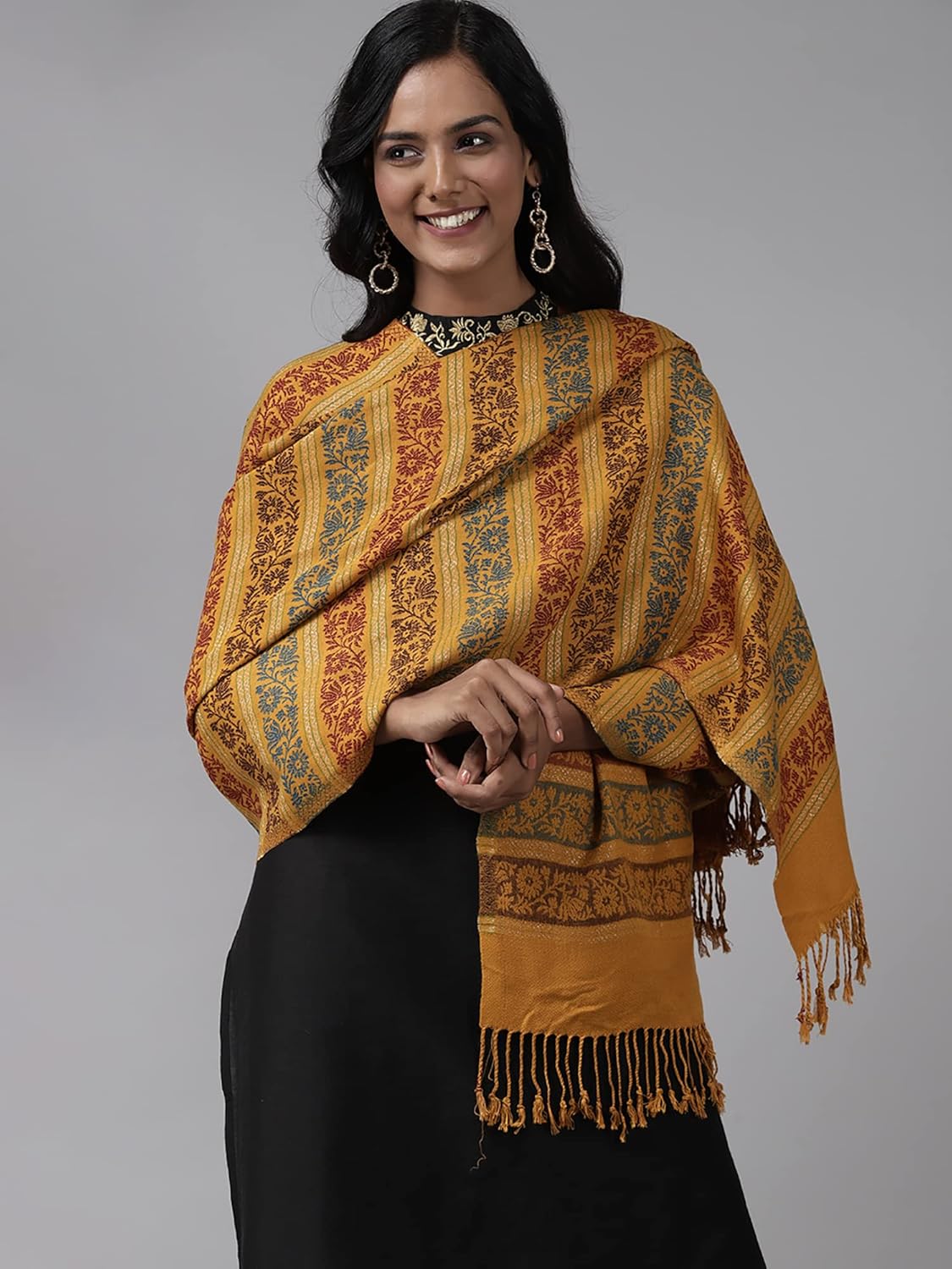 INDO ERA Women's Rayon Woven Design Dupatta