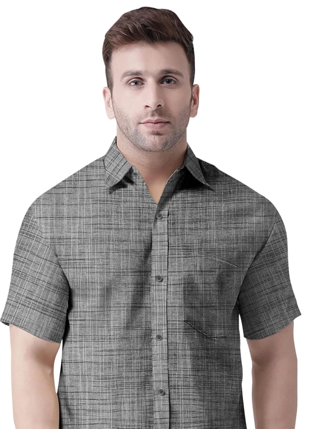 Men's Pure Khadie Cotton Regular Fit Half Sleeves
