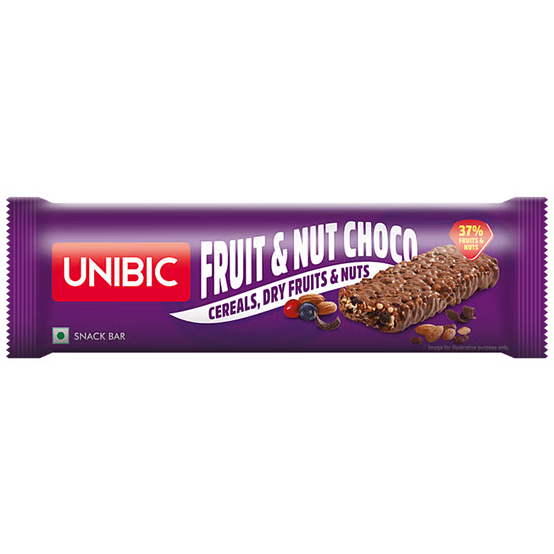 Unibic Snack Bar, Fruit & Nut, Choco, 30 G