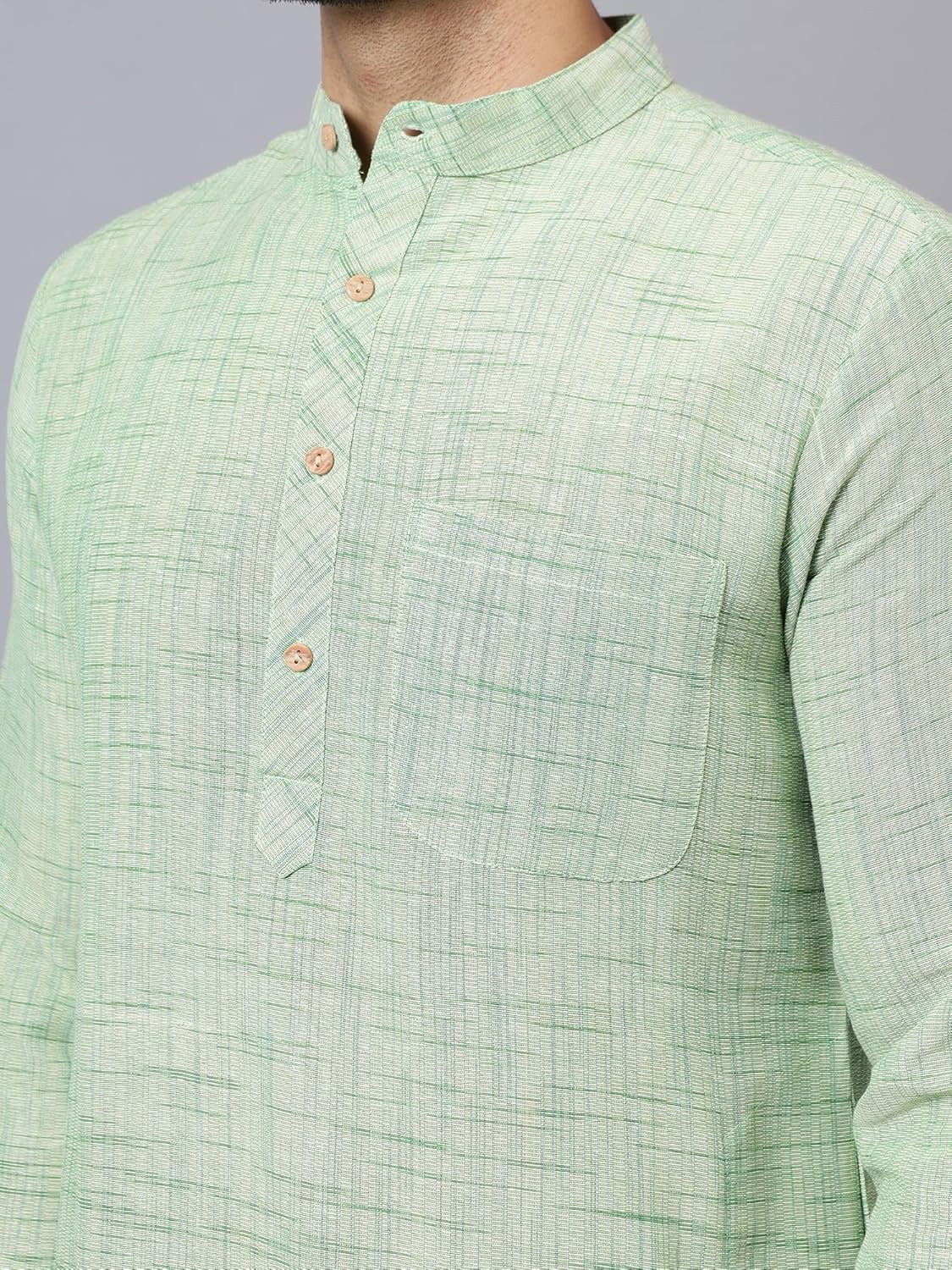LATEST CHIKAN Men's Cotton Regular Kurta