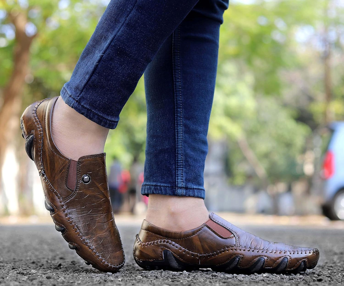 AADI Men's Synthetic Leather Outdoor Casual Loafer - alphahostel.in