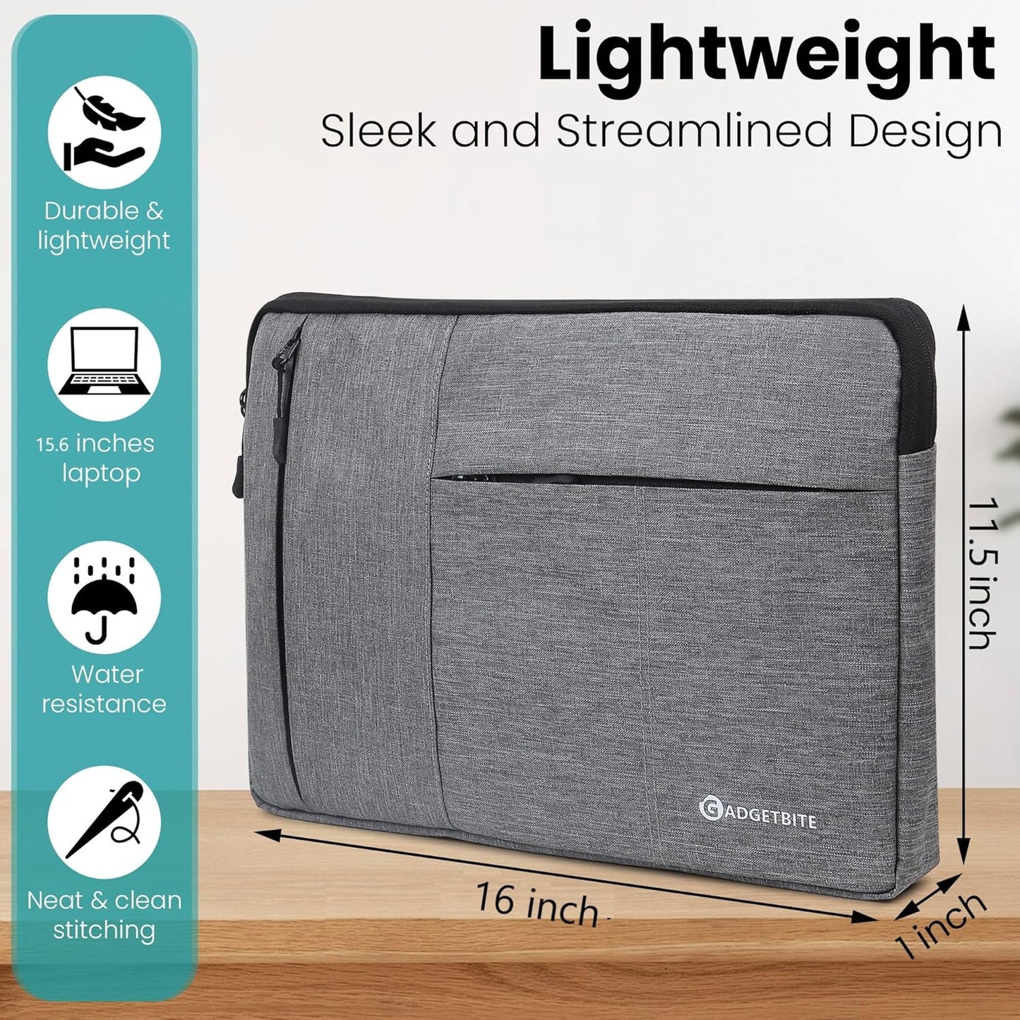 GadgetBite Laptop Bag Sleeve With Handle