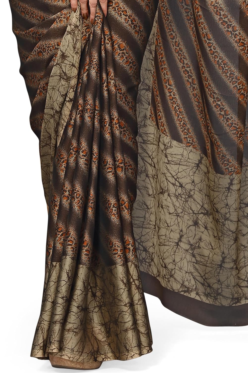 MIRCHI FASHION Women's Saree with Blouse Piece