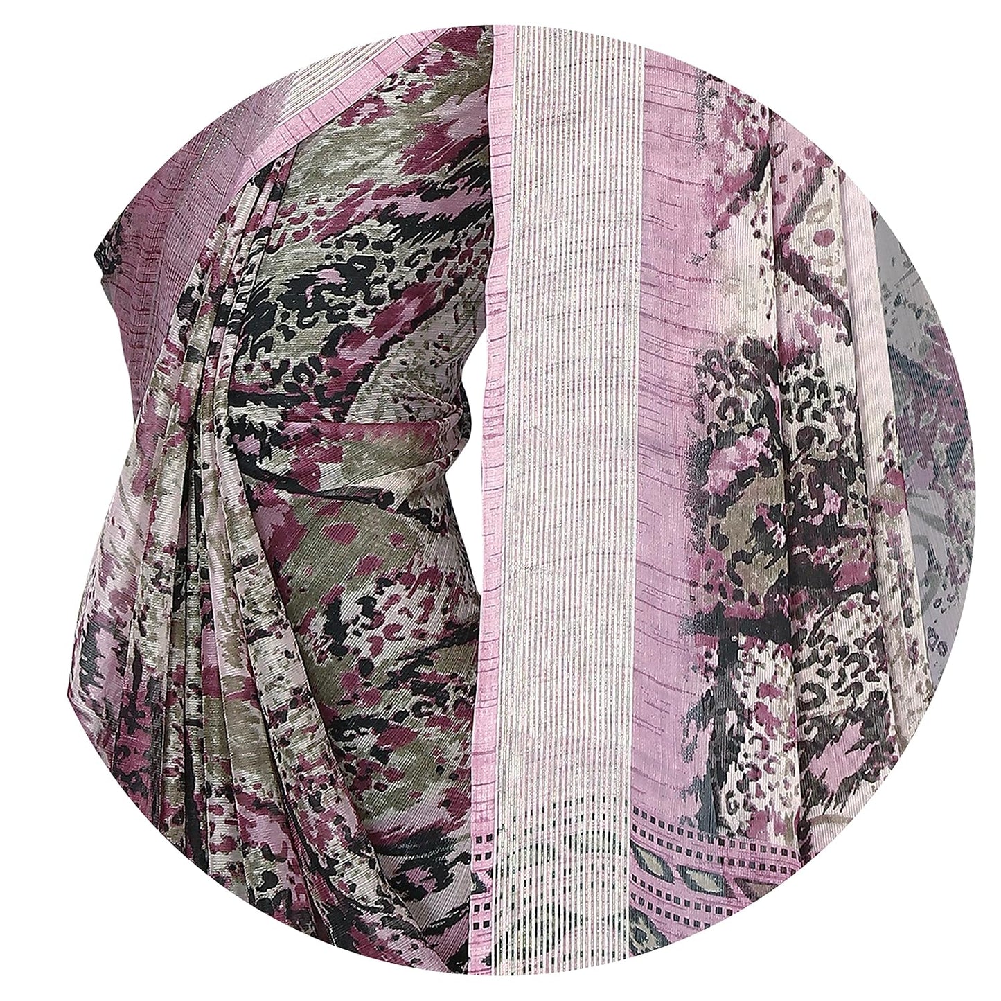 MIRCHI FASHION Women's Saree with Blouse Piece