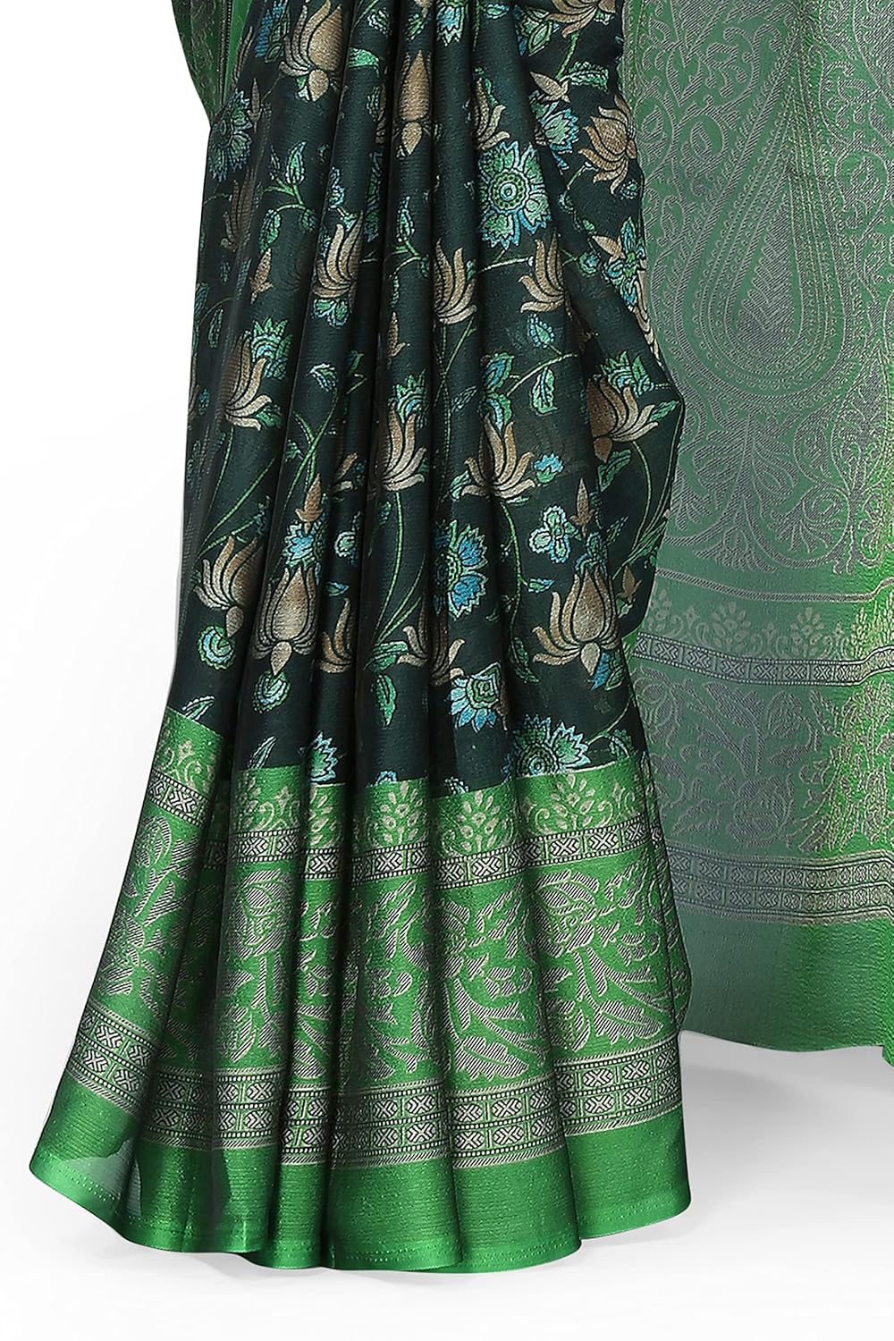 Women's Printed Saree with Blouse Piece