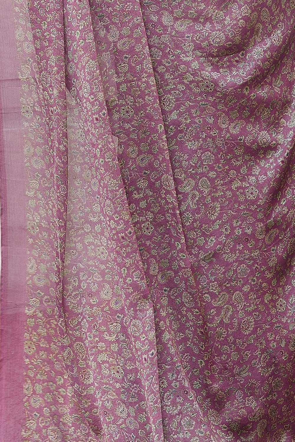 Women's Chiffon Floral Printed Saree with Blouse Piece