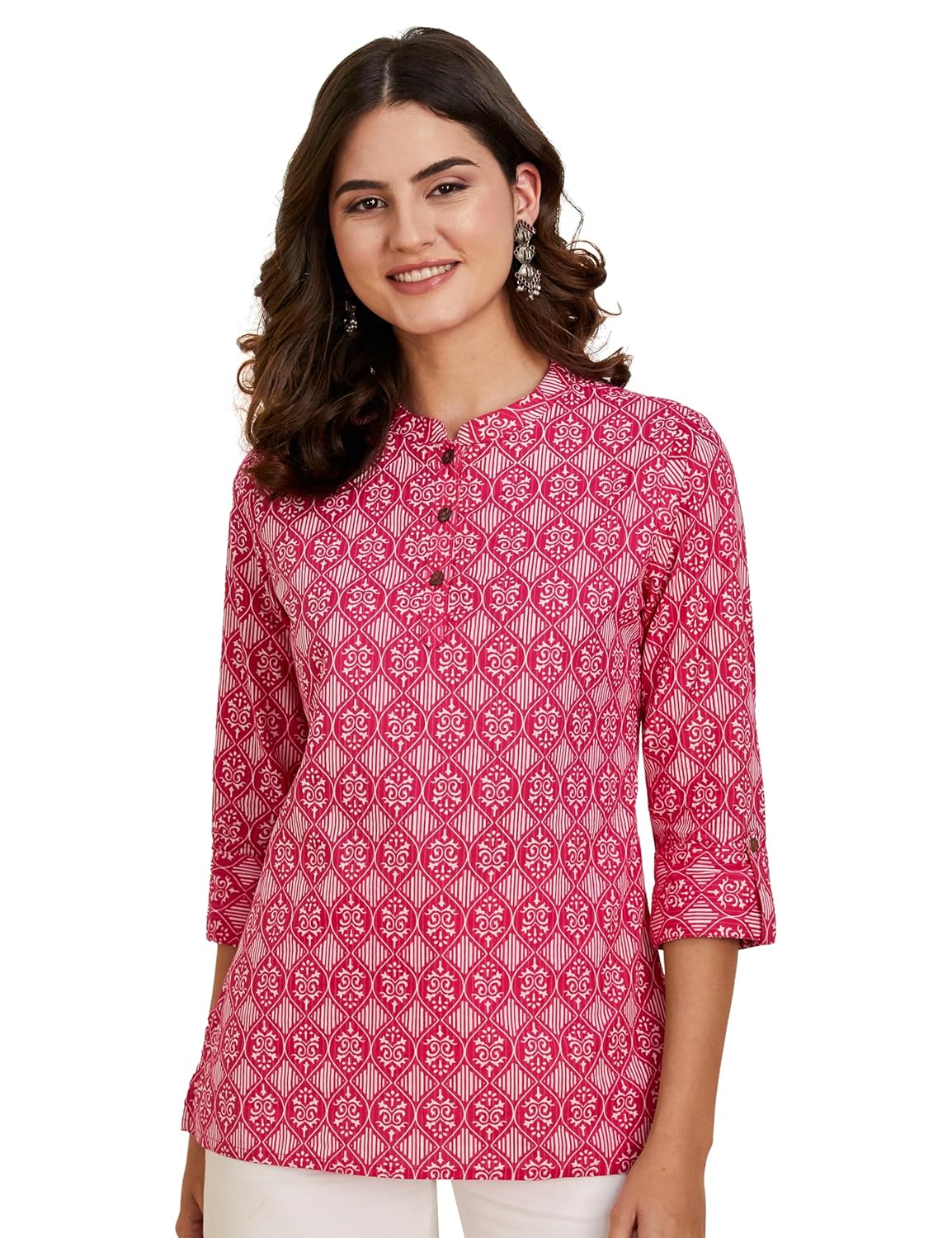 Myx Women's Cotton Regular Fit Casual Kurti