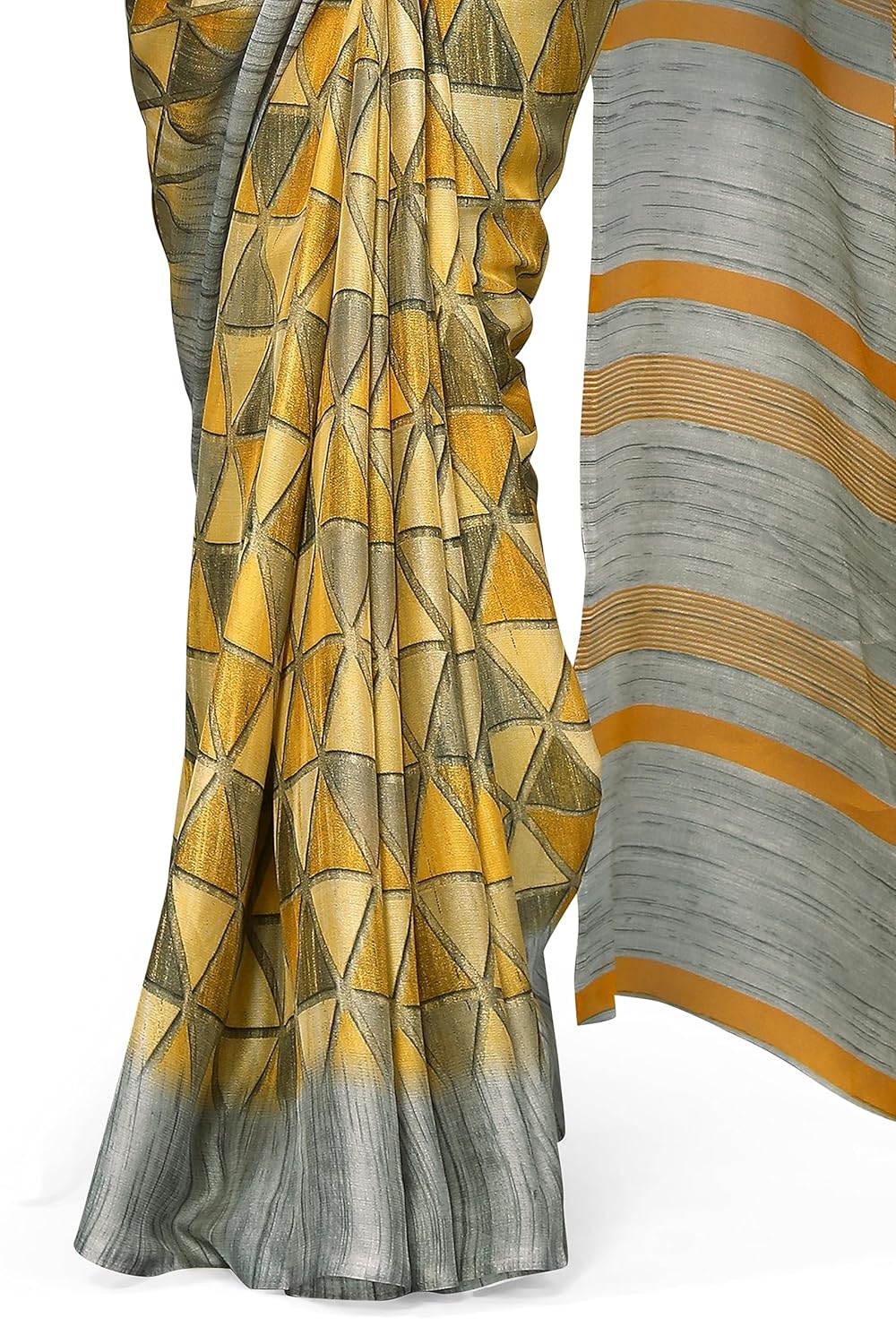Women's Chiffon Printed Saree with BlousePiece