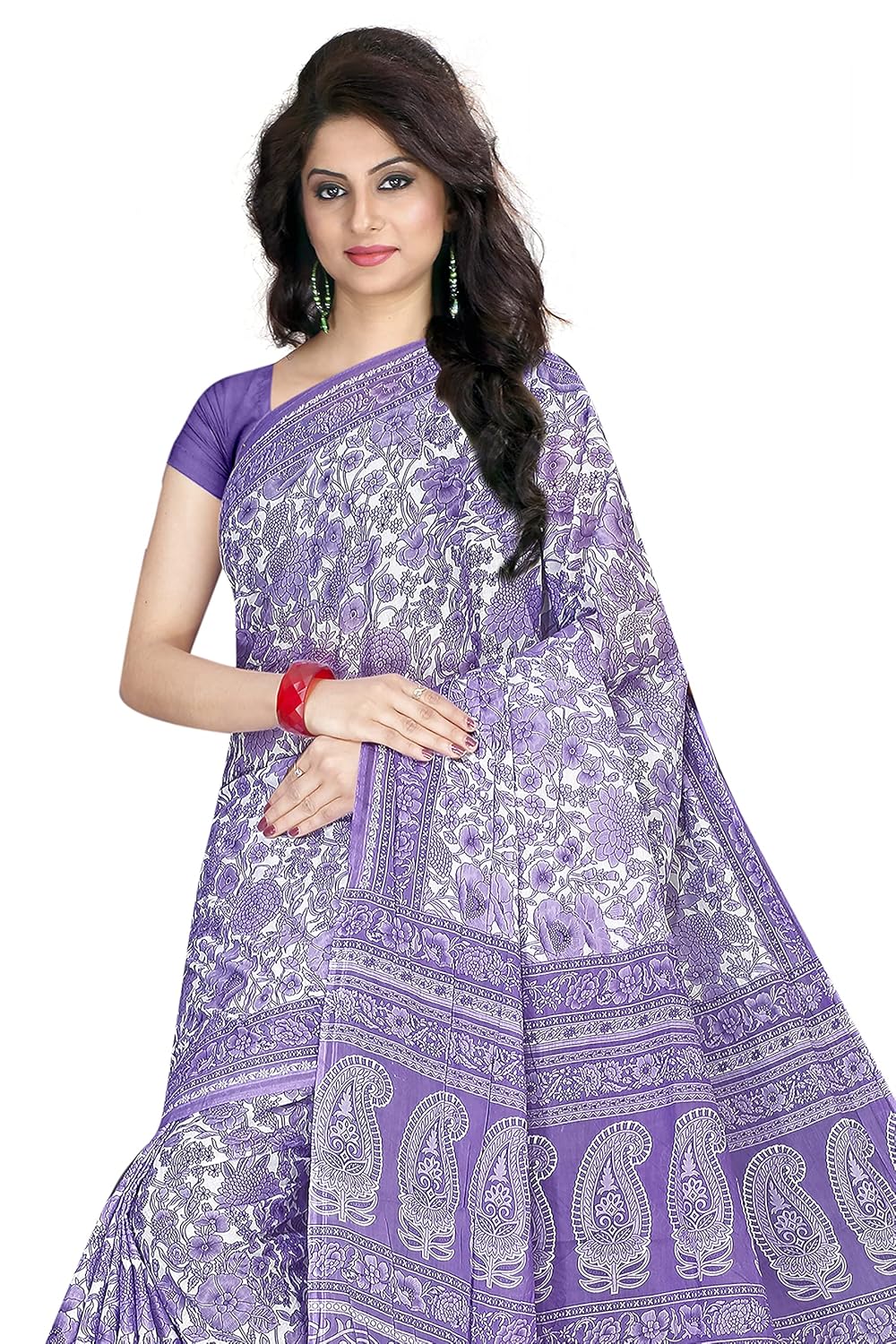 Women's Plain Weave Pure Cotton Saree