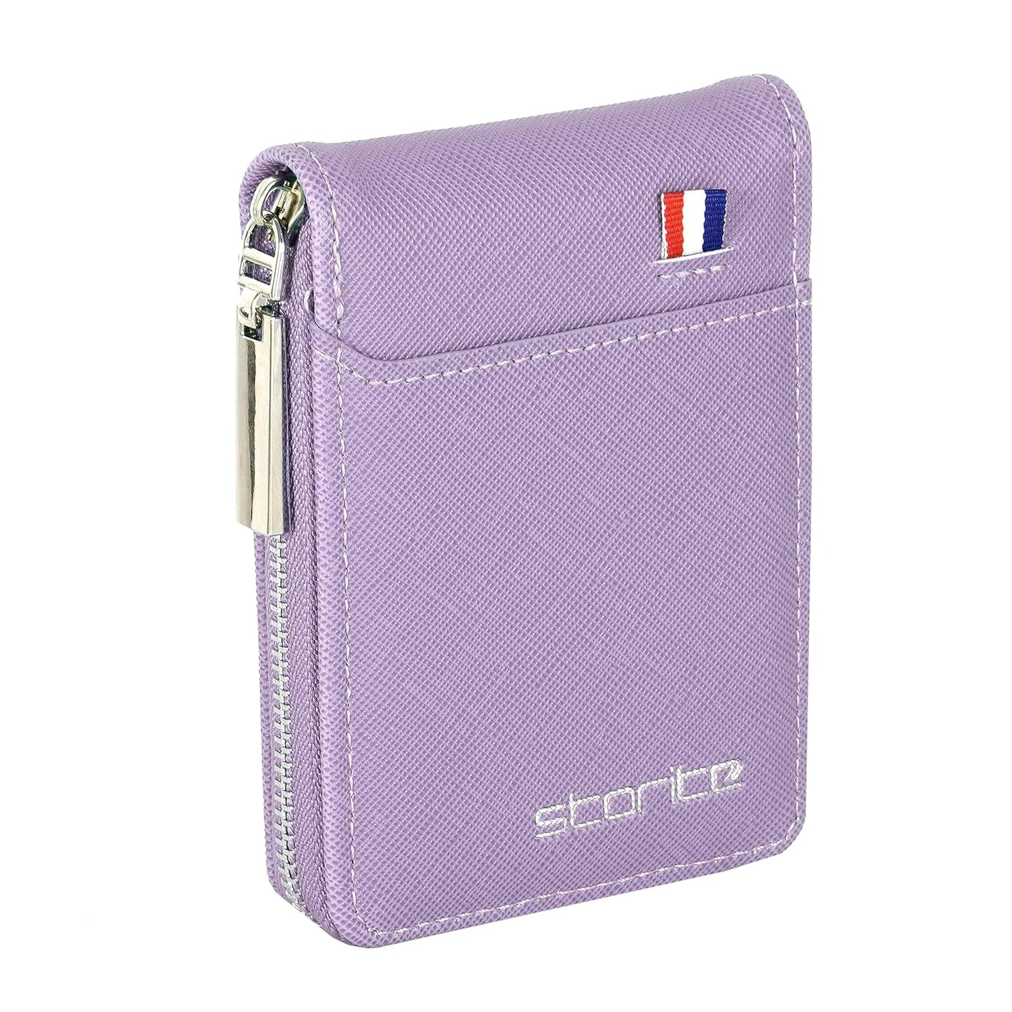 Storite PU Leather 9 Slot Vertical Credit Debit Card