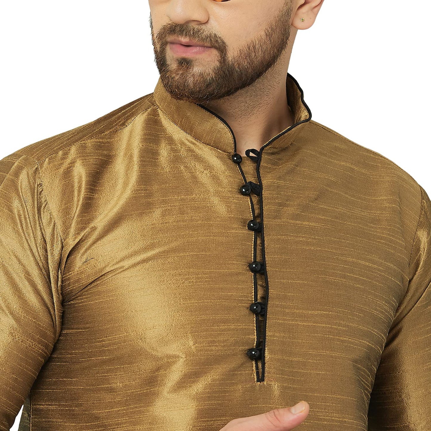 ABH LIFESTYLE Men's Silk Long Kurta only.