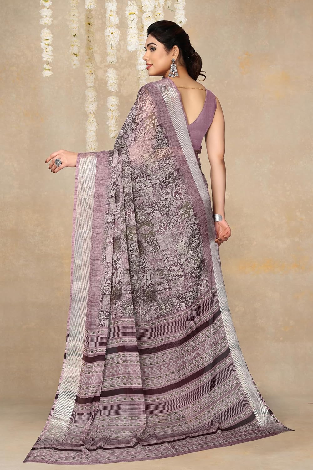 MIRCHI FASHION Women's Saree with Blouse Piece