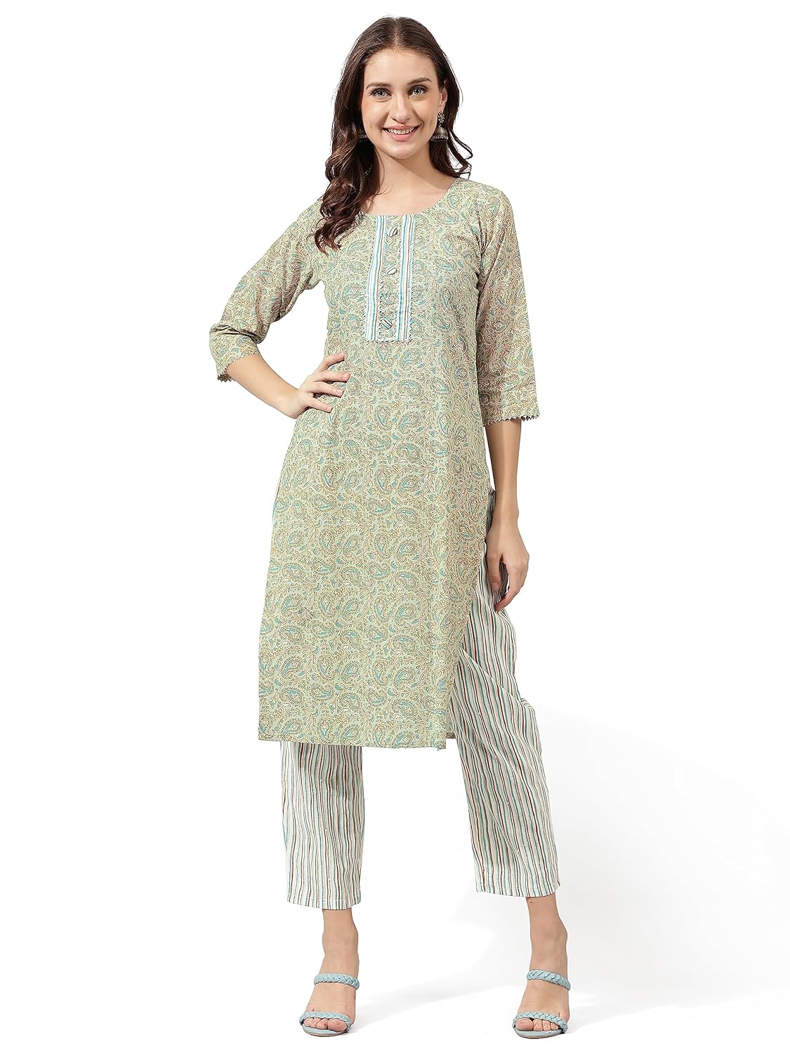 MIRCHI FASHION Women's Cotton Straight Fit Printed
