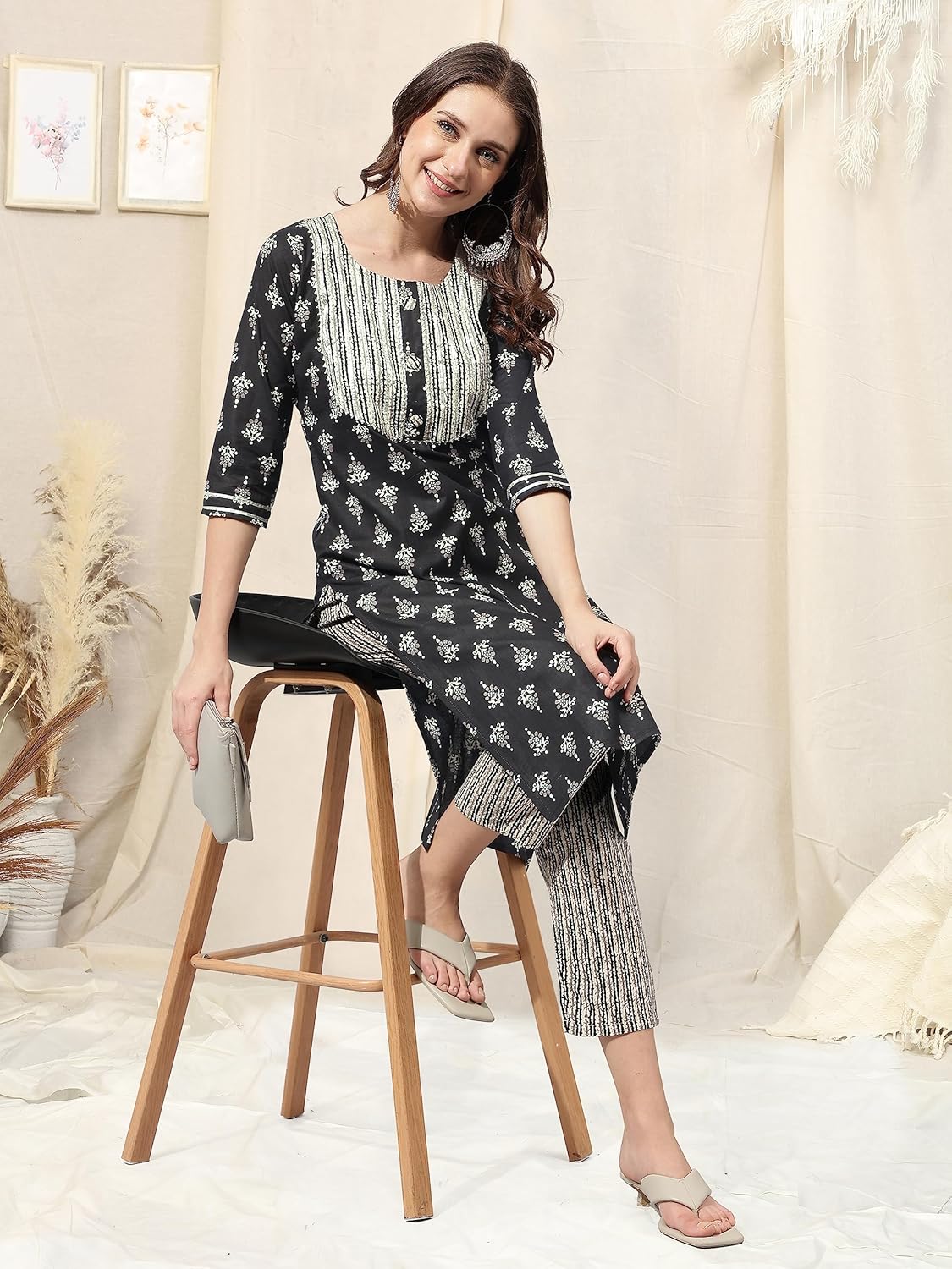 MIRCHI FASHION Women's Cotton Straight Fit Printed