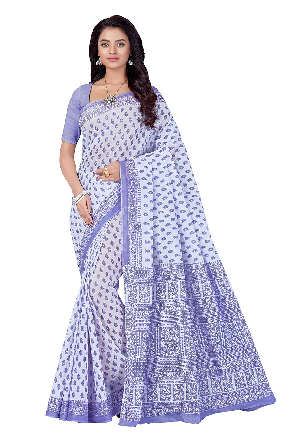 Women's Pure Cotton Printed saree