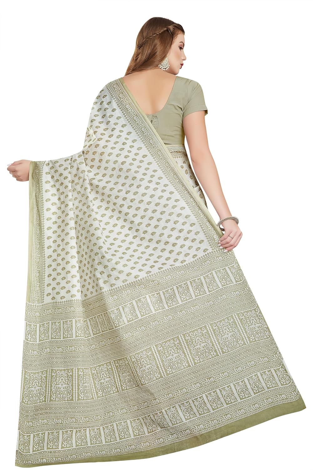 Women's Pure Cotton Printed saree
