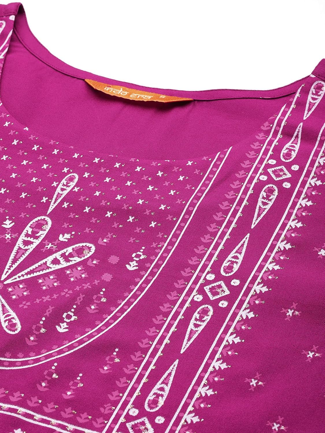 INDO ERA Women's Cotton Straight Fit Straight Kurta