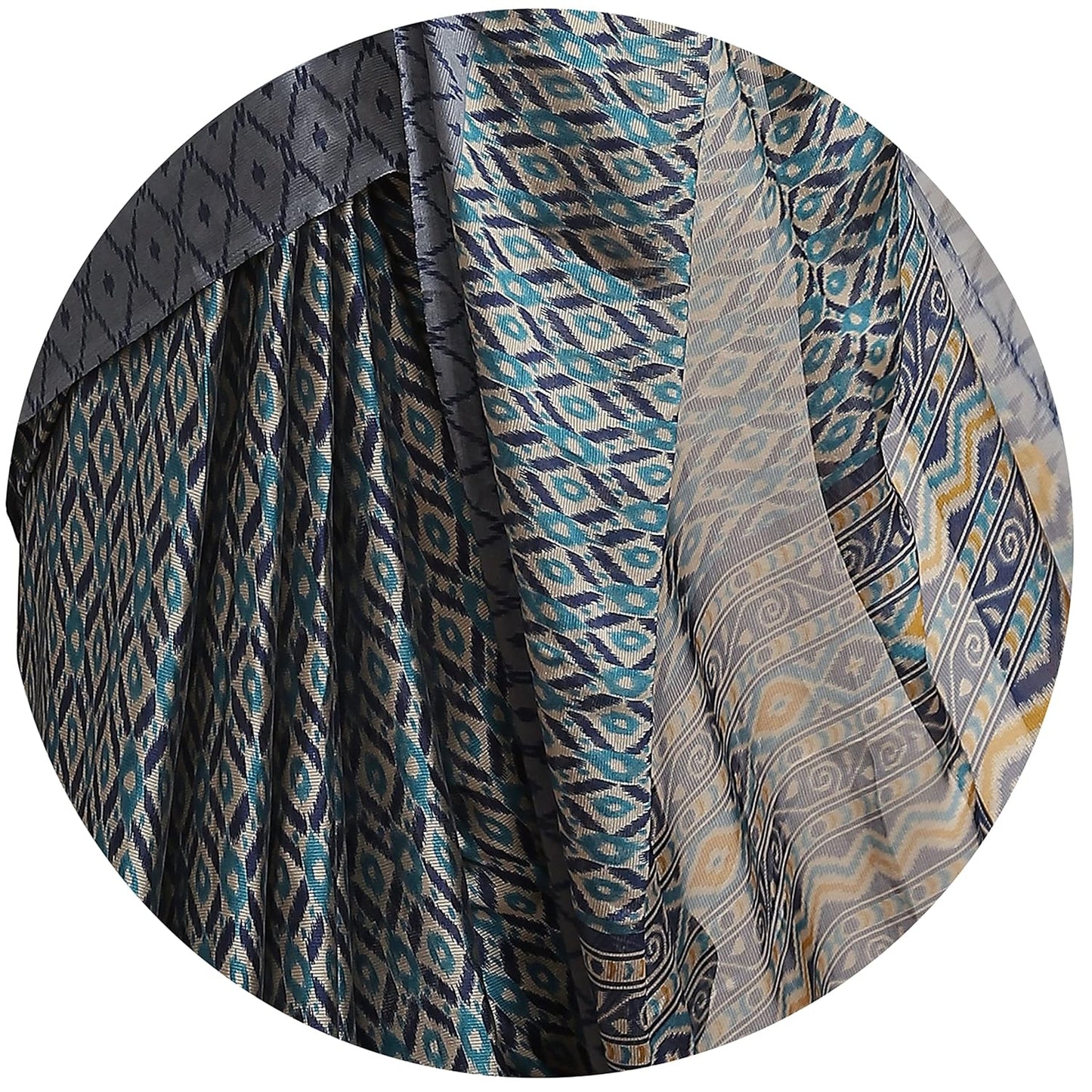 Women's Stylish Chiffon Print Saree with Blouse Piece