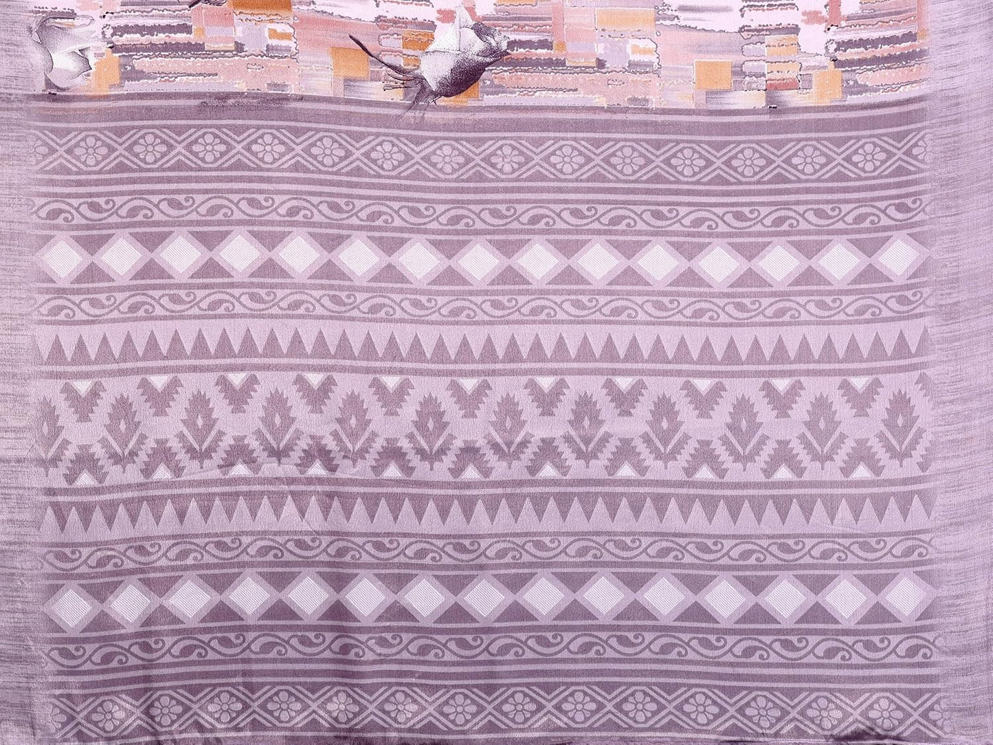 Silk Printed Saree With Blouse Material |saree for Women