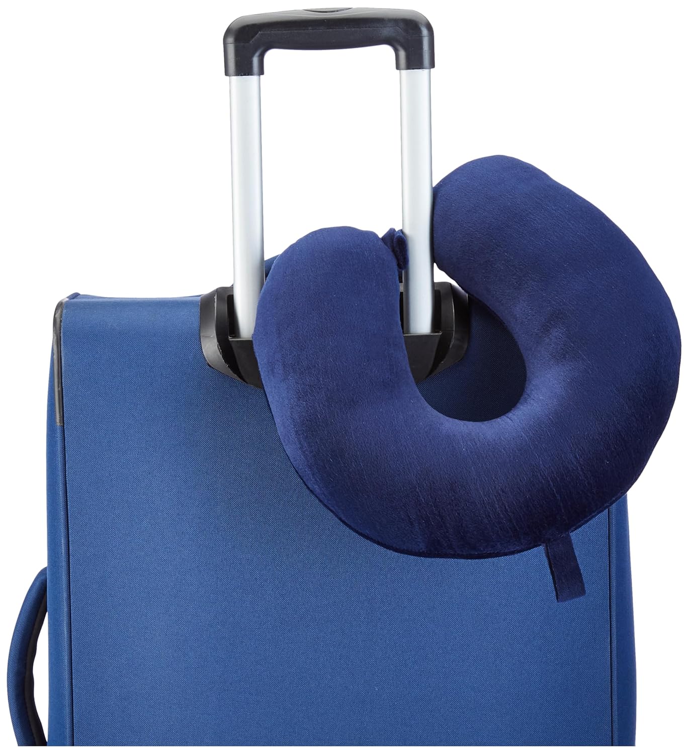amazon basics Travel Neck Pillow | Soft Velvet Fabric