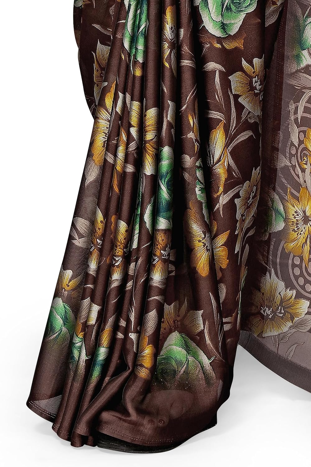 Women's Printed Saree with Blouse Piece