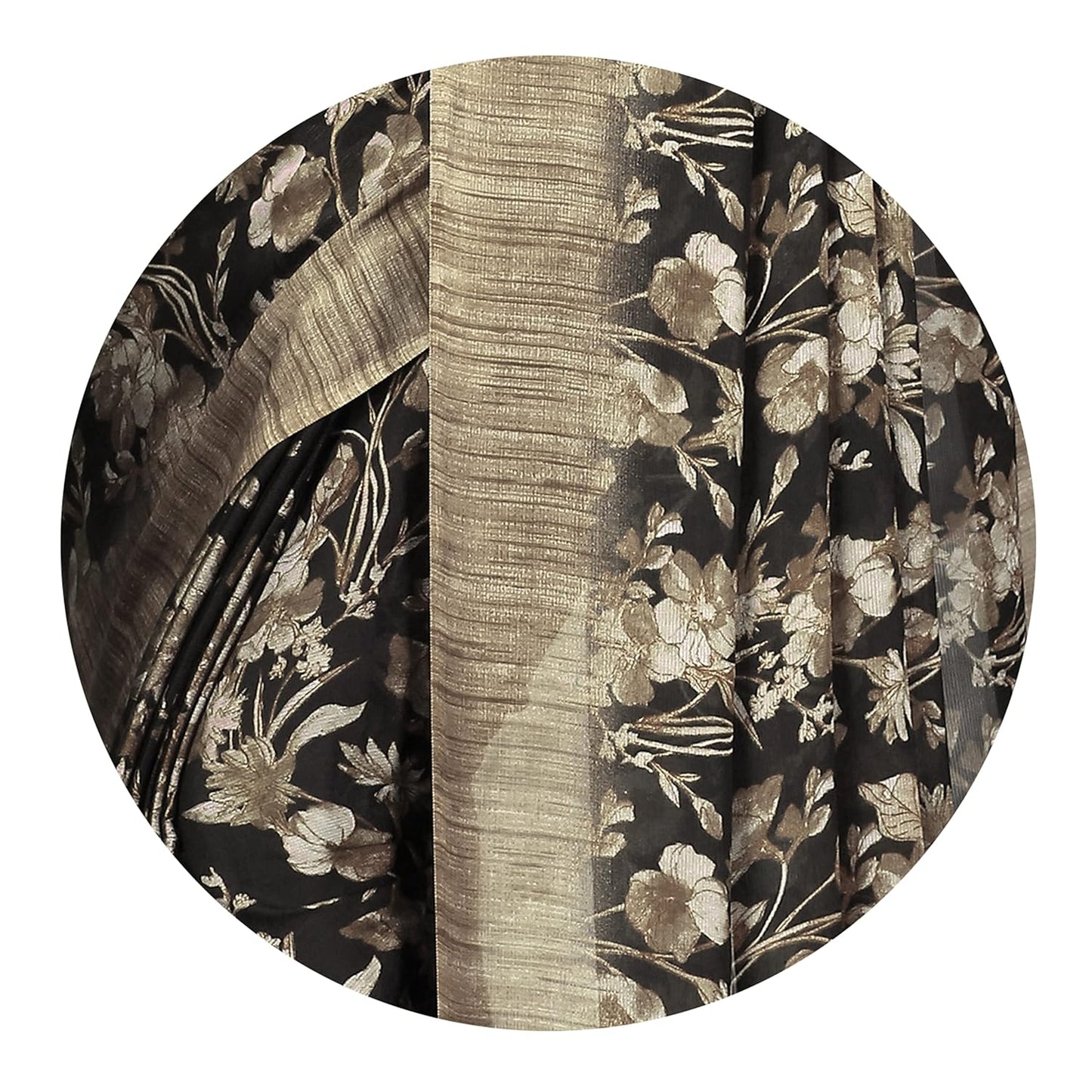 Women's Printed Saree with Blouse Piece