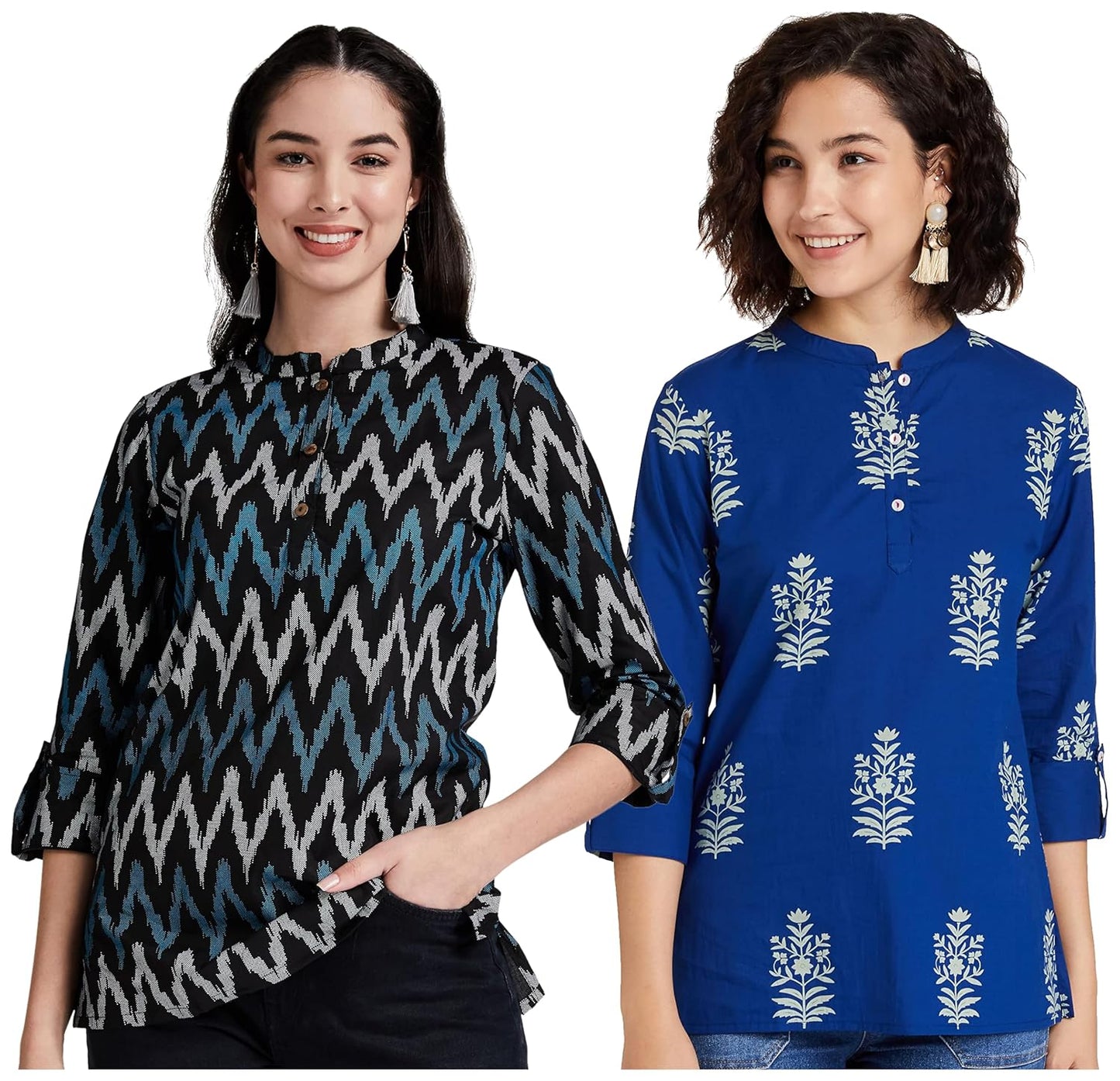 Myx Women's Cotton Regular Fit Casual Kurti