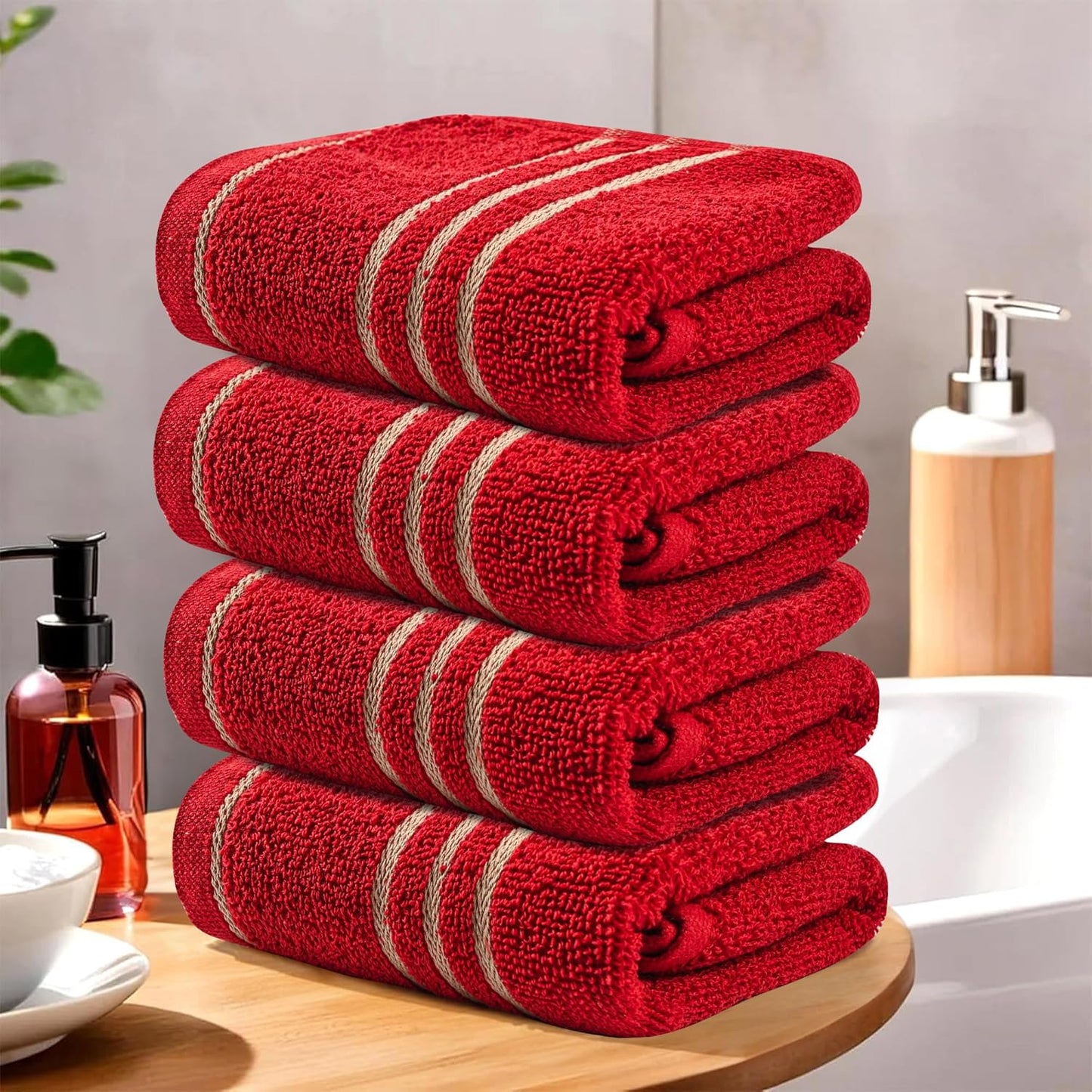 Kuber Industries Pack of 2 Cotton Hand/Face Towels