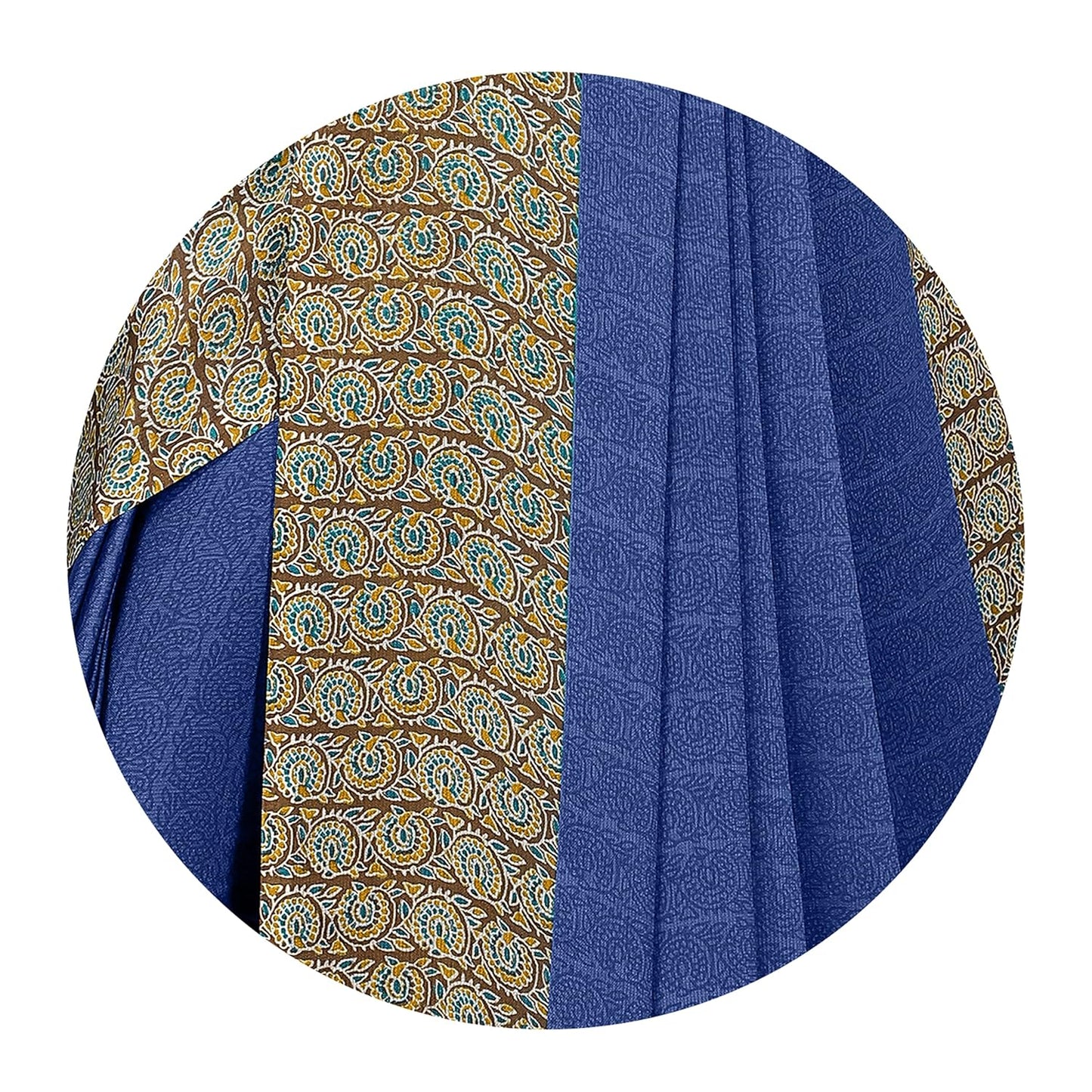 Women's Design Printed Saree with Blouse Piece