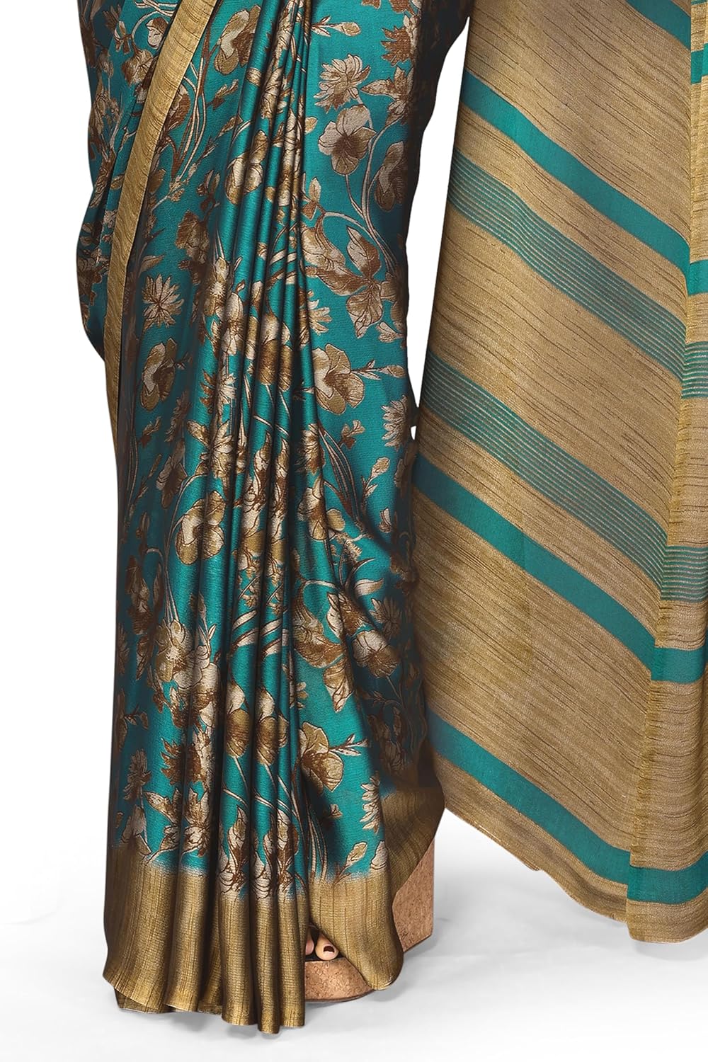 Women's Printed Saree with Blouse Piece