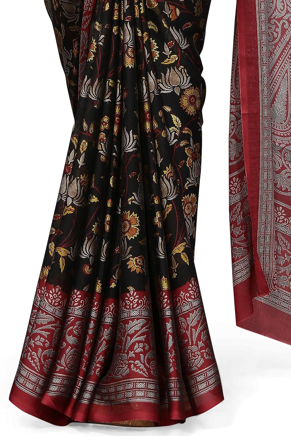 Women's Printed Saree with Blouse Piece
