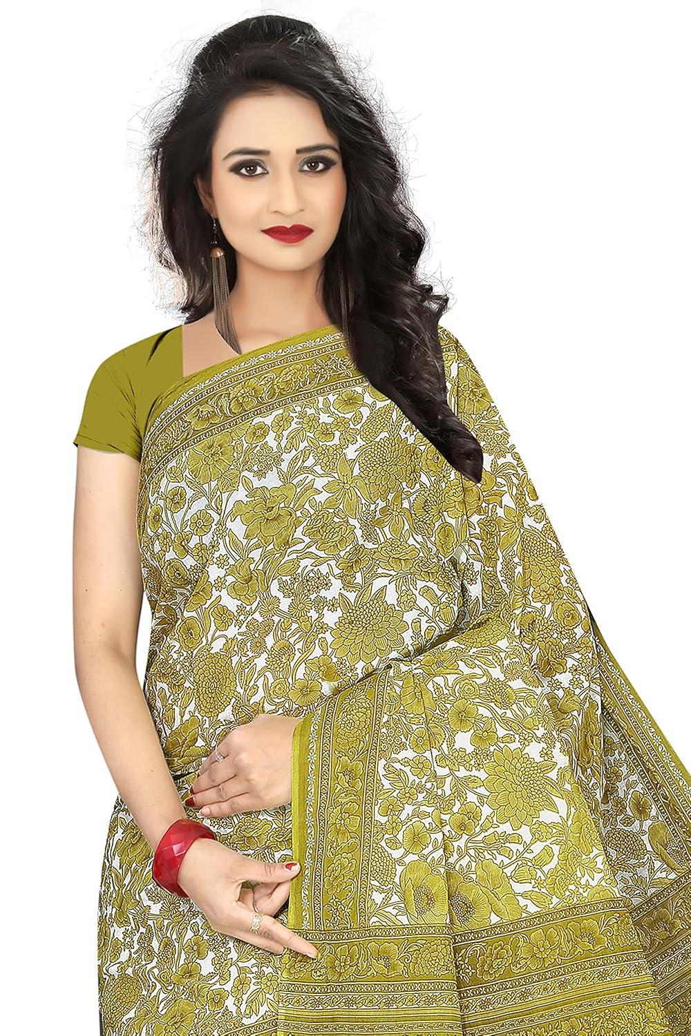 Women's Plain Weave Pure Cotton Saree