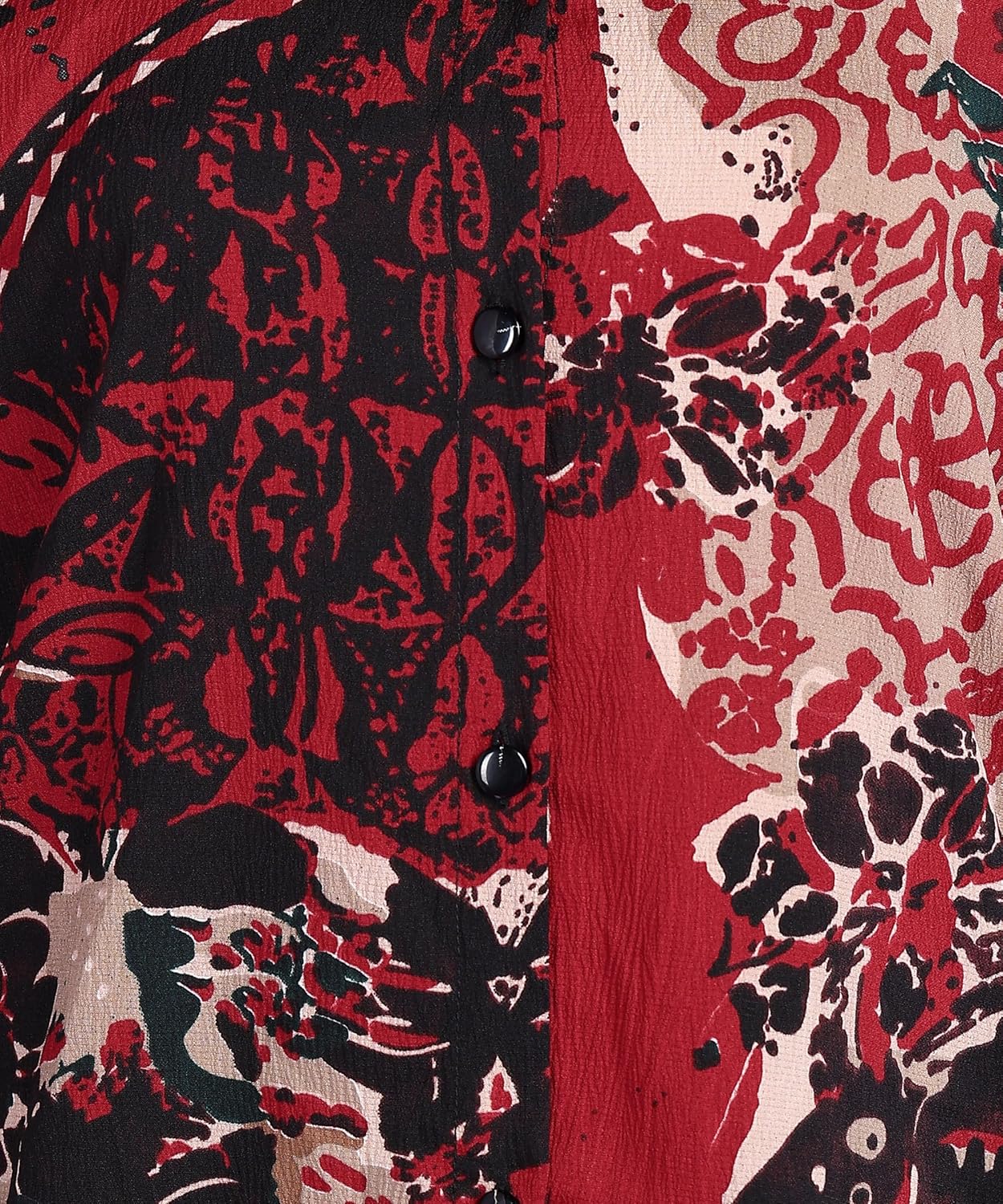 POPWINGS Printed Full-Sleeves Regular-Fit Polyester