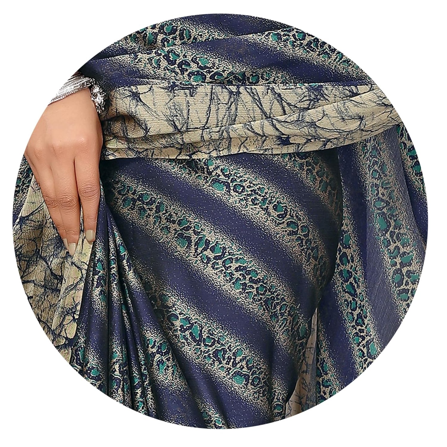 MIRCHI FASHION Women's Saree with Blouse Piece