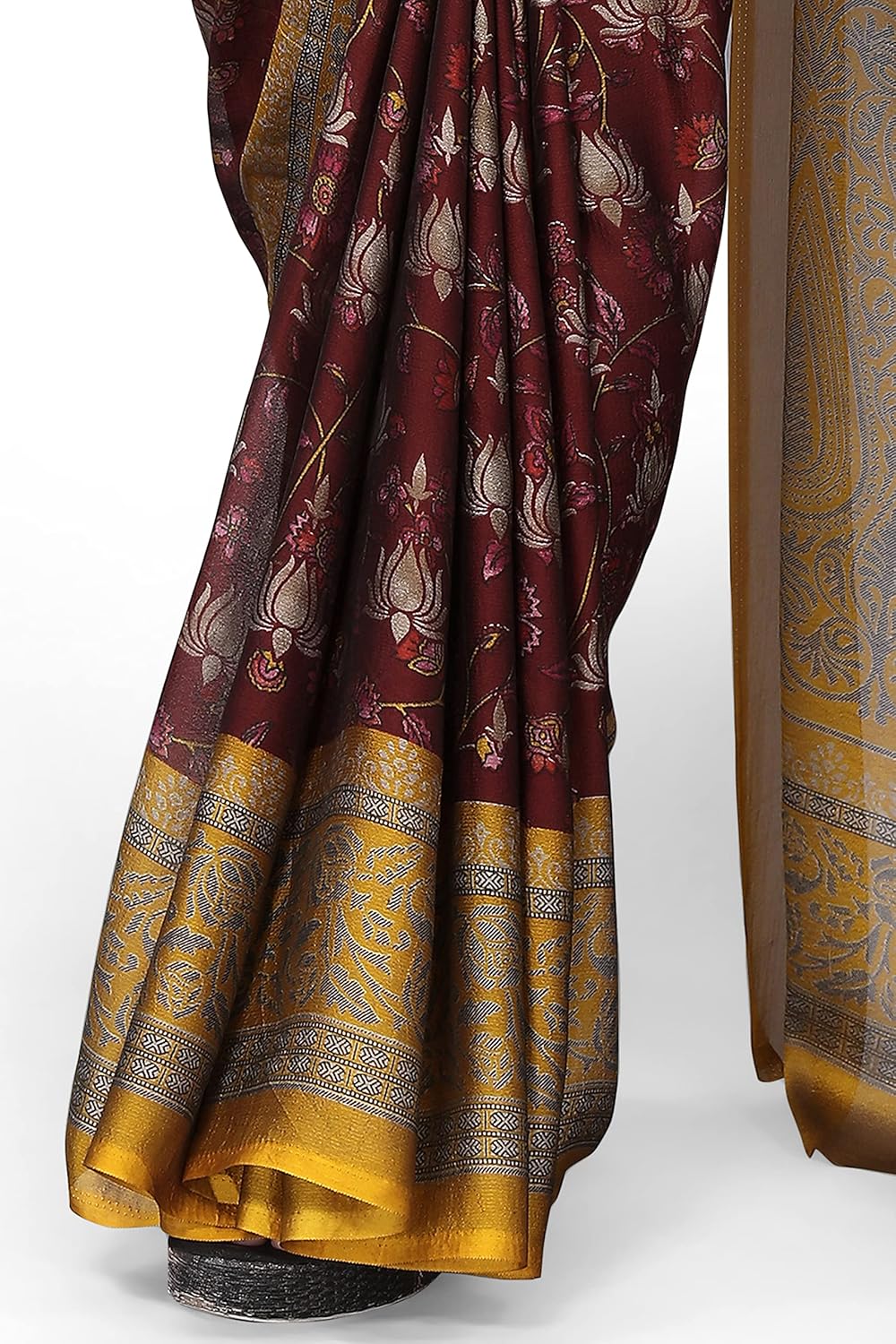 Women's Printed Saree with Blouse Piece
