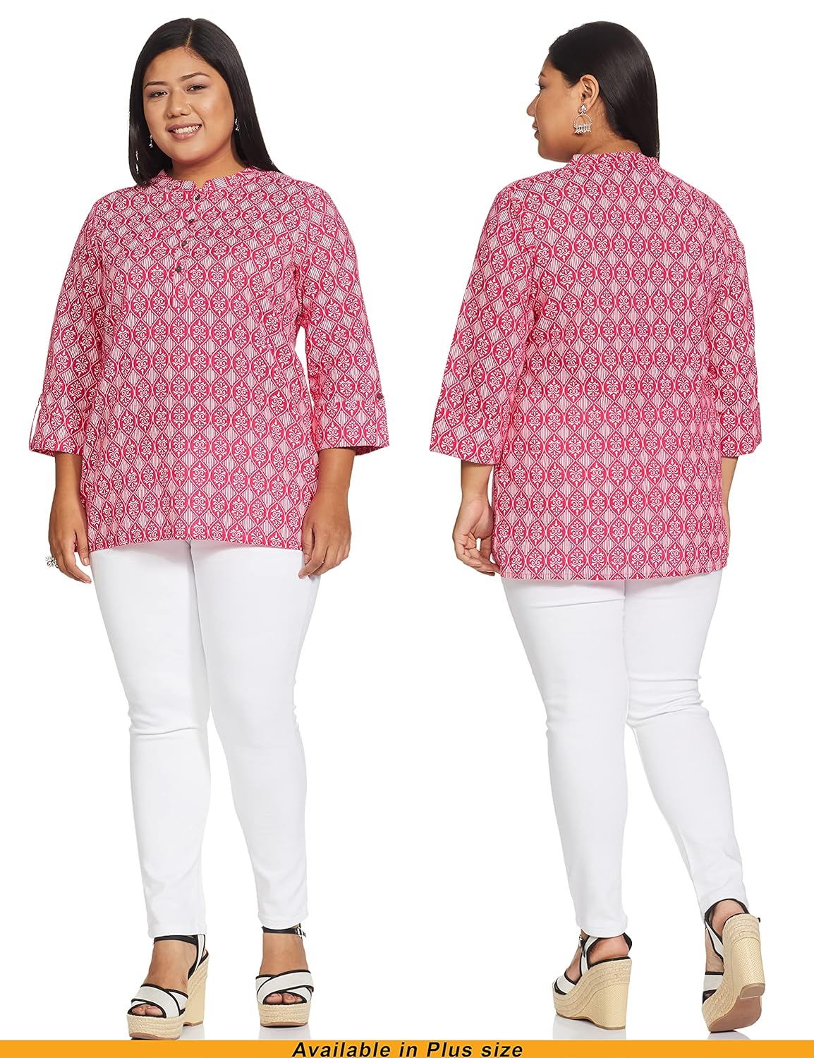 Myx Women's Cotton Regular Fit Casual Kurti