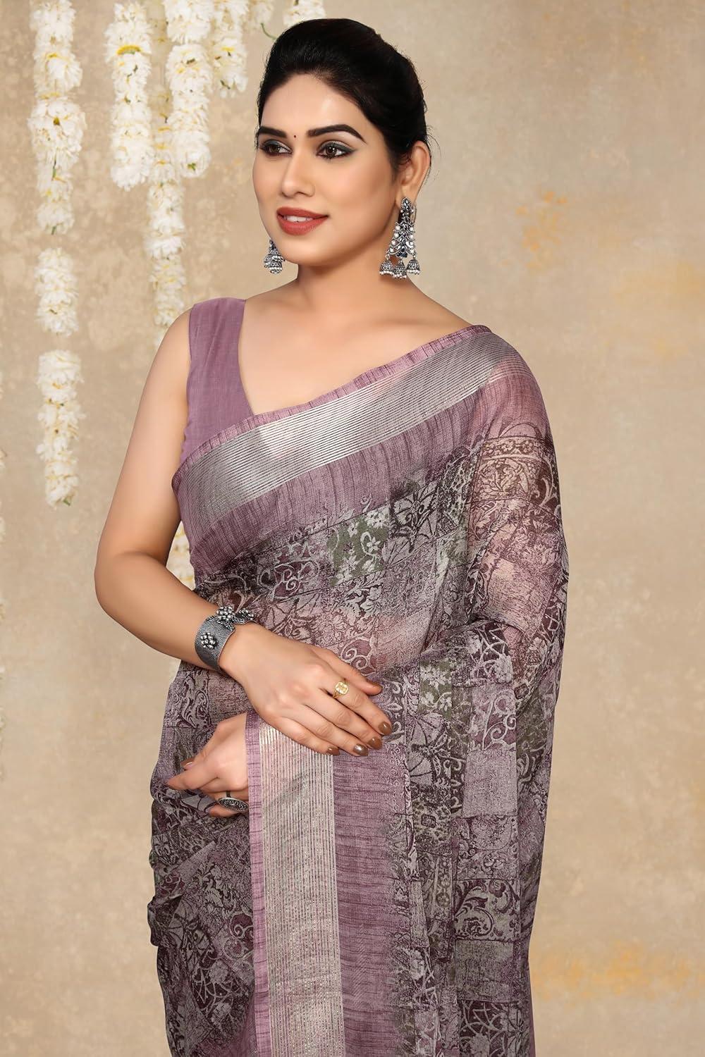 MIRCHI FASHION Women's Saree with Blouse Piece