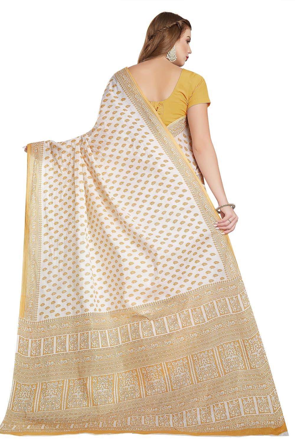 Women's Pure Cotton Printed saree