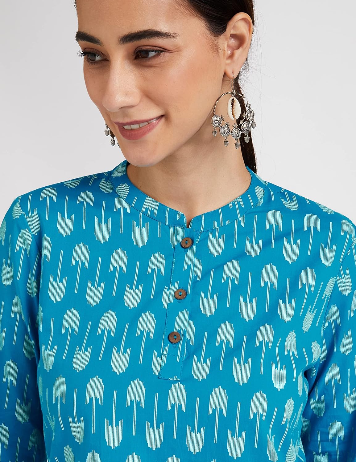 Myx Women's Cotton Regular Fit Casual Kurti
