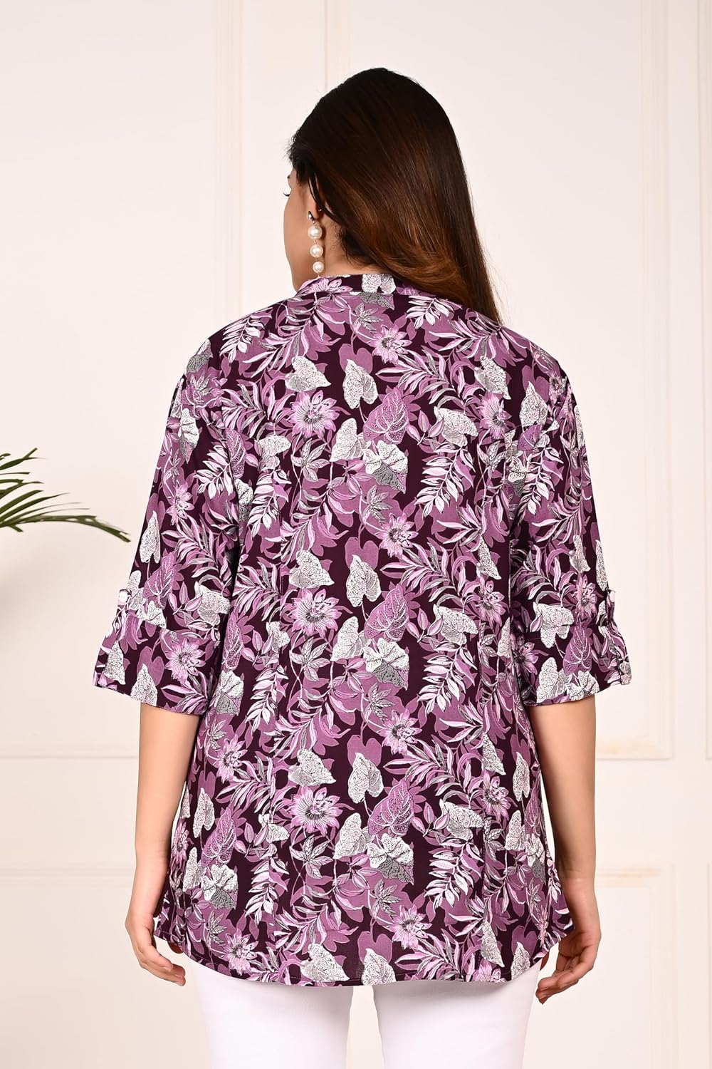 Gudwear Printed Shirt Style Top Women l Stylish Shirt