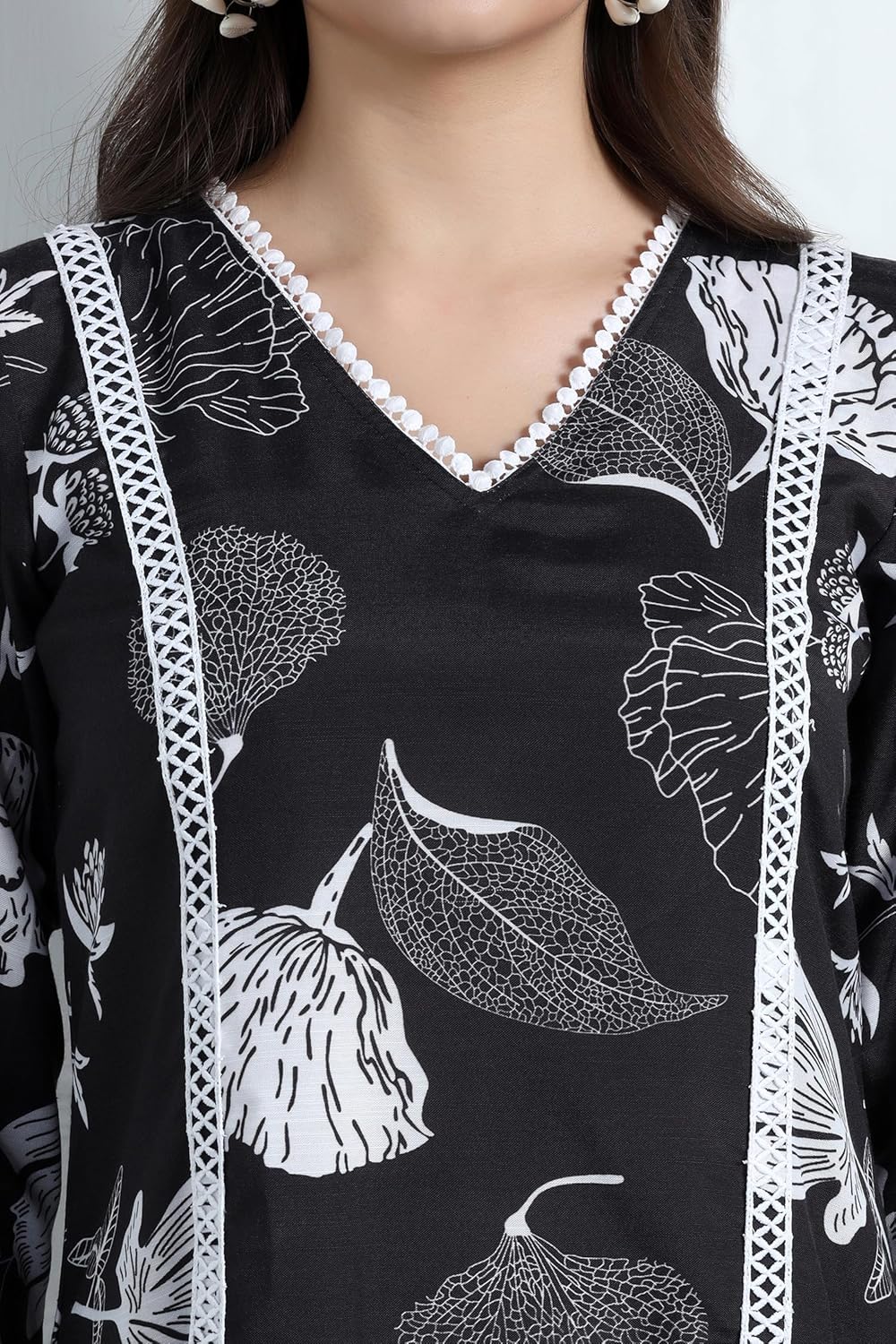 Fashion Dream Cotton Blend Women's Printed Kurta