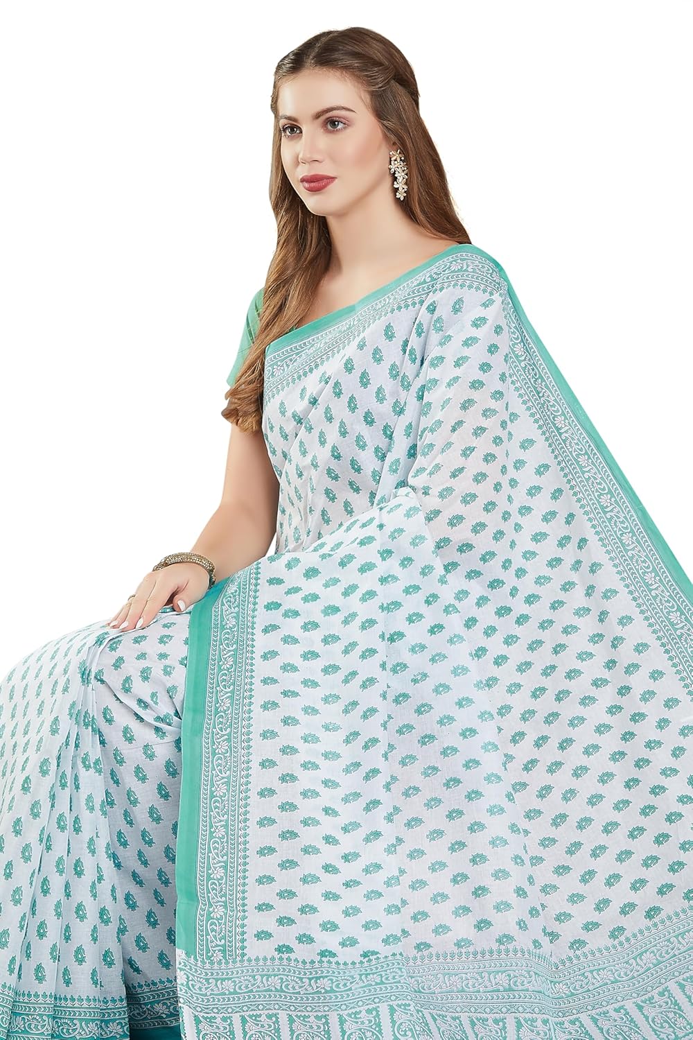 Women's Pure Cotton Printed saree