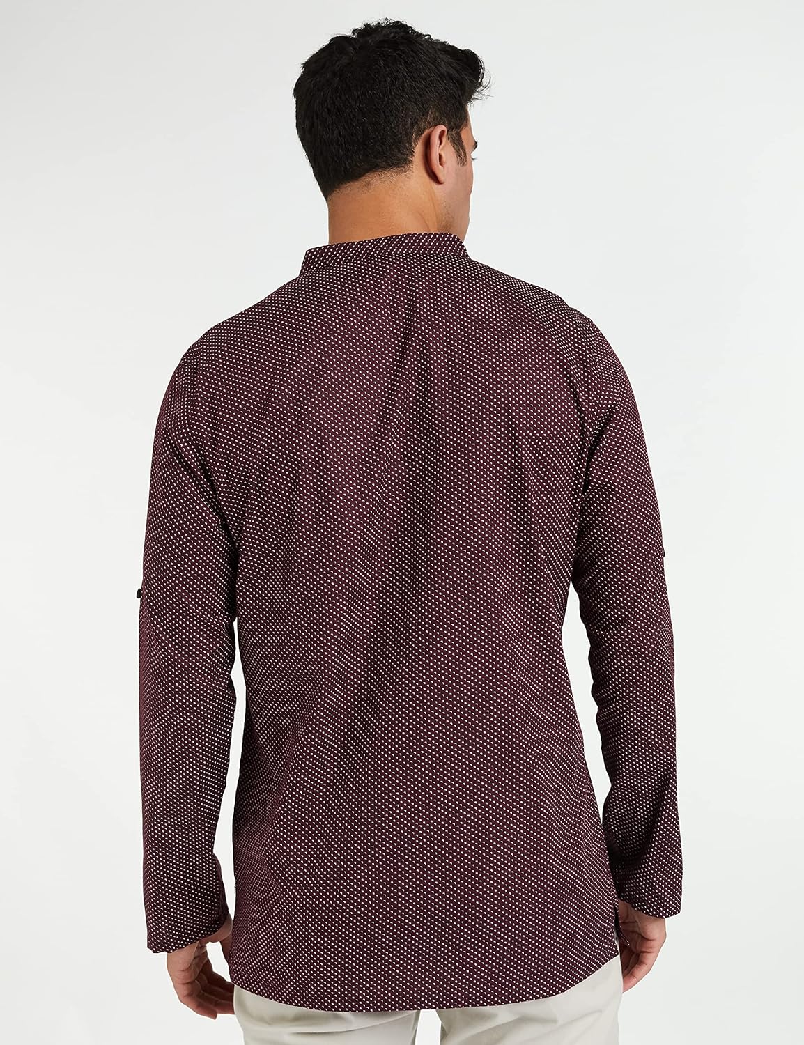 Symbol Men's Cotton Printed Short Kurta