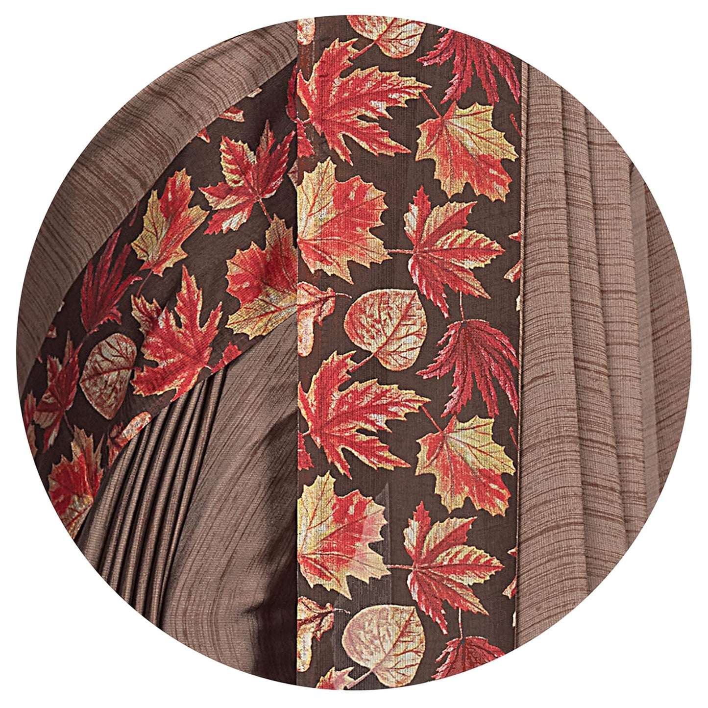 Chiffon Printed Women Saree with Blouse Piece