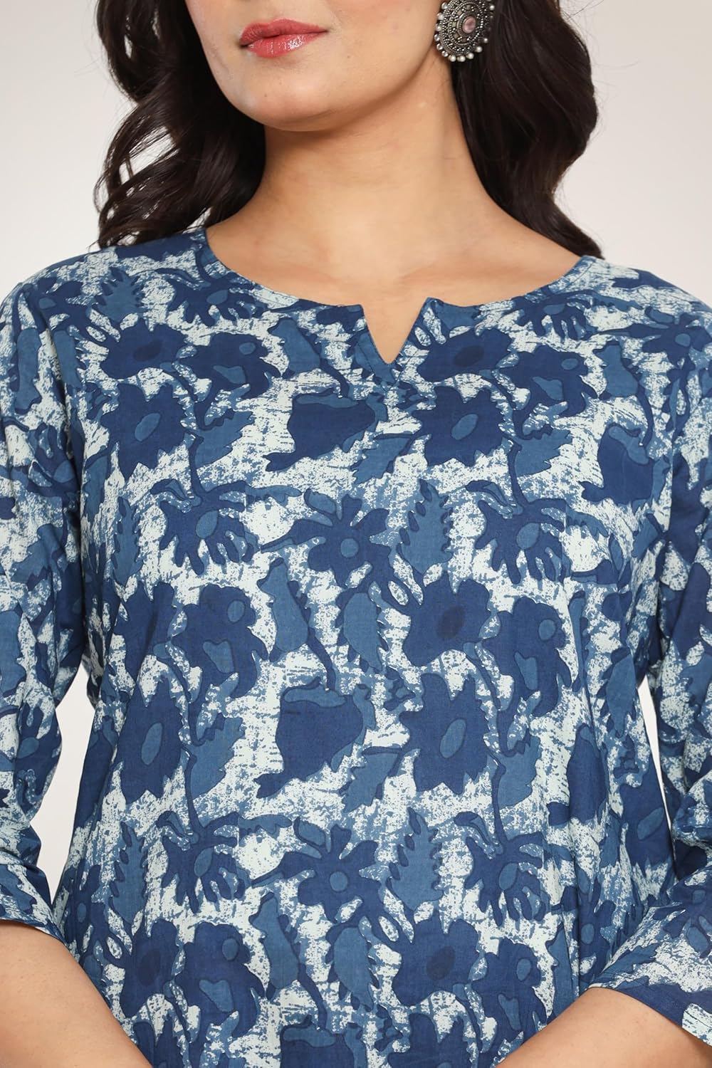 COTTBELLE Women's Wear Printed Cotton Short Kurta